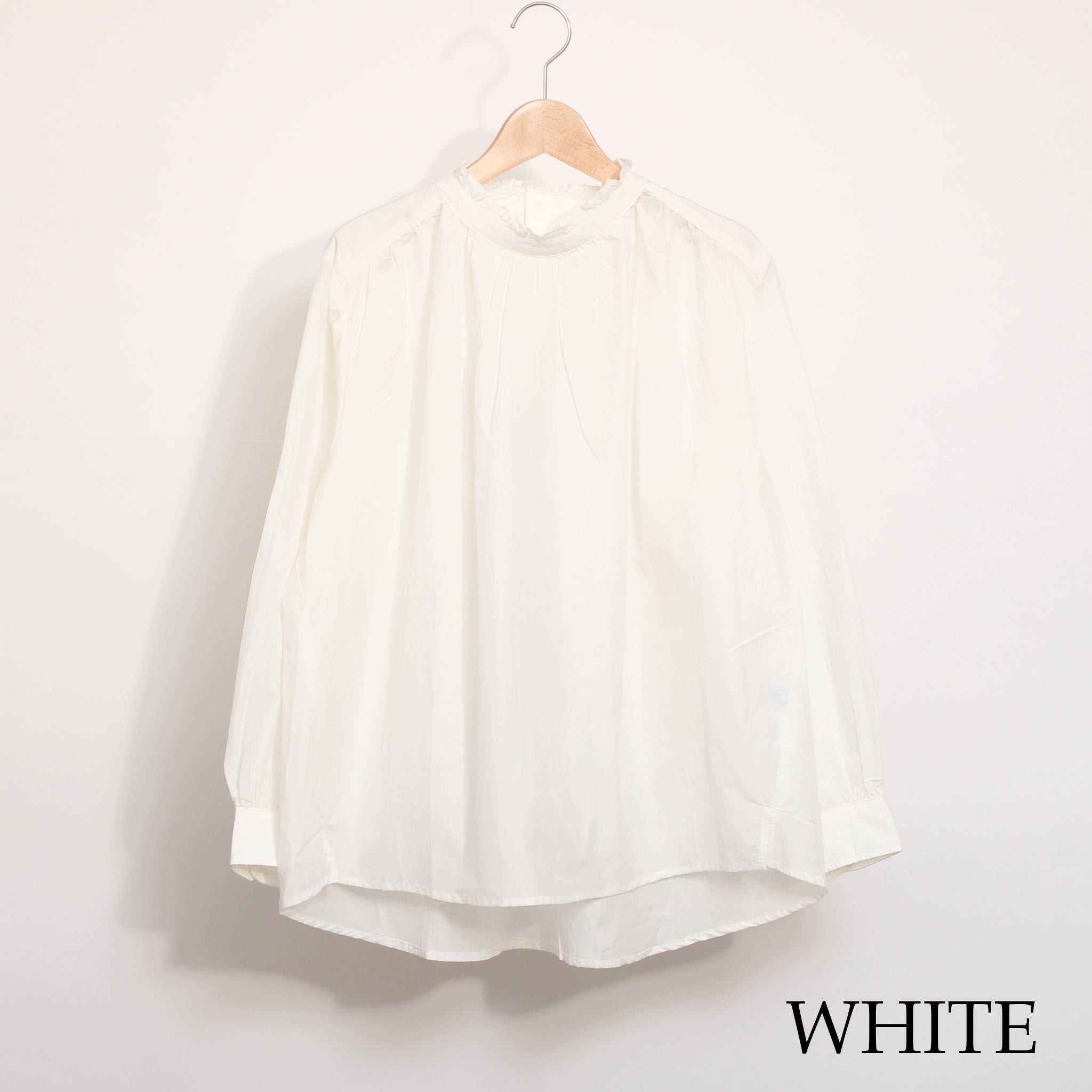 【30％OFF】【残り僅か】Pont de Chalonsフリルカラーブラウス