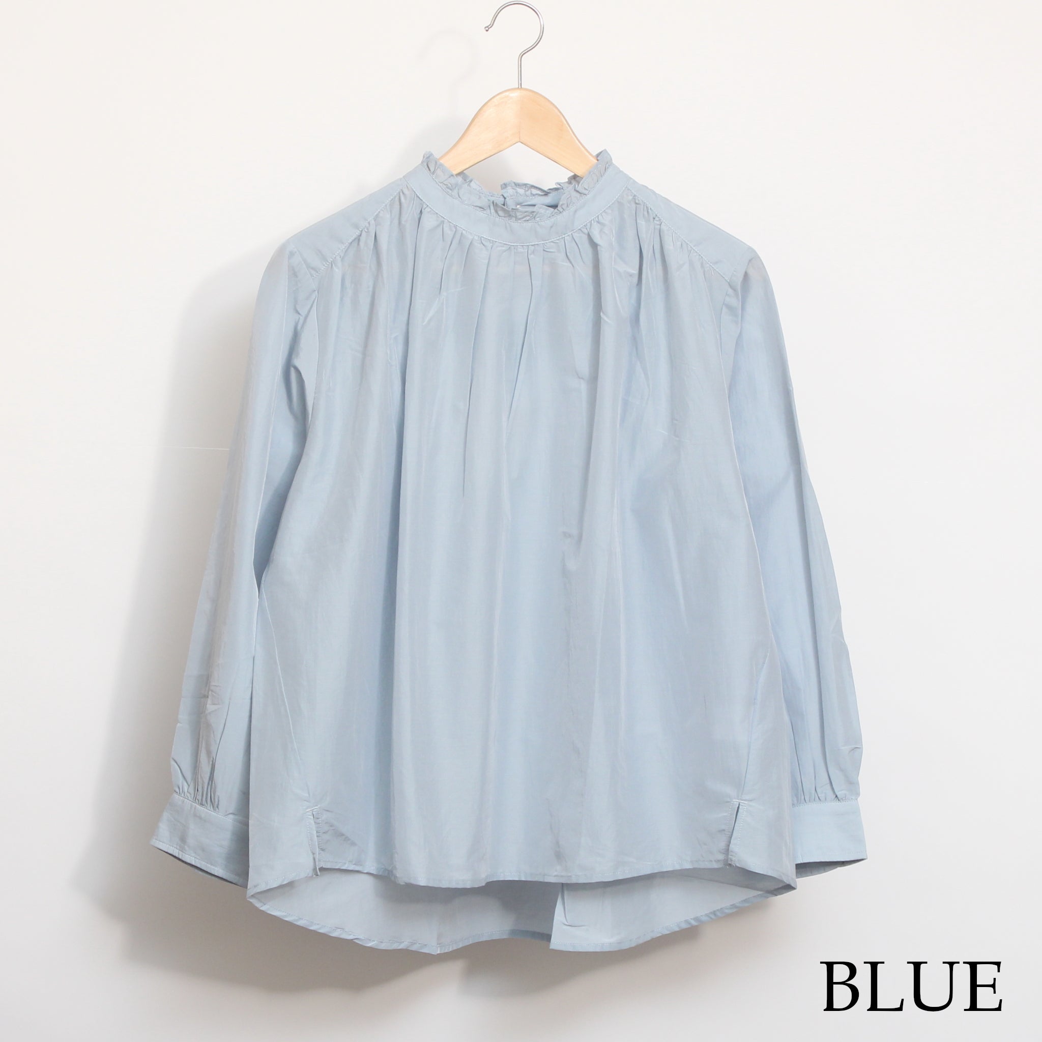 【30％OFF】【残り僅か】Pont de Chalonsフリルカラーブラウス