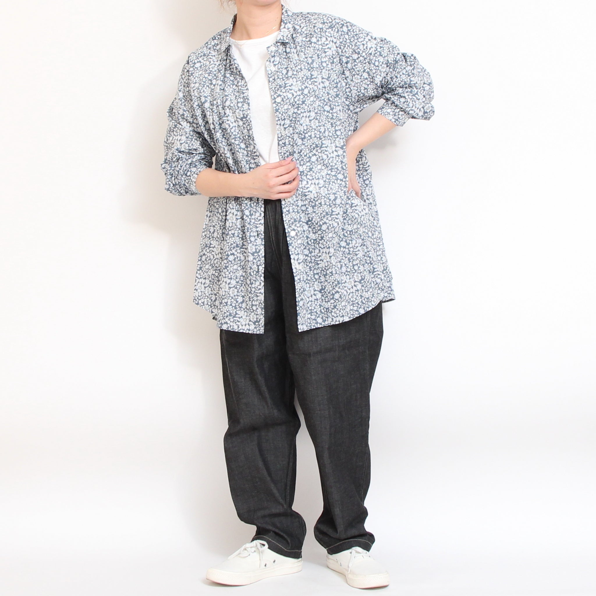 【30%OFF】【KHAKIラスト1点】リバティAラインチュニック(2603)