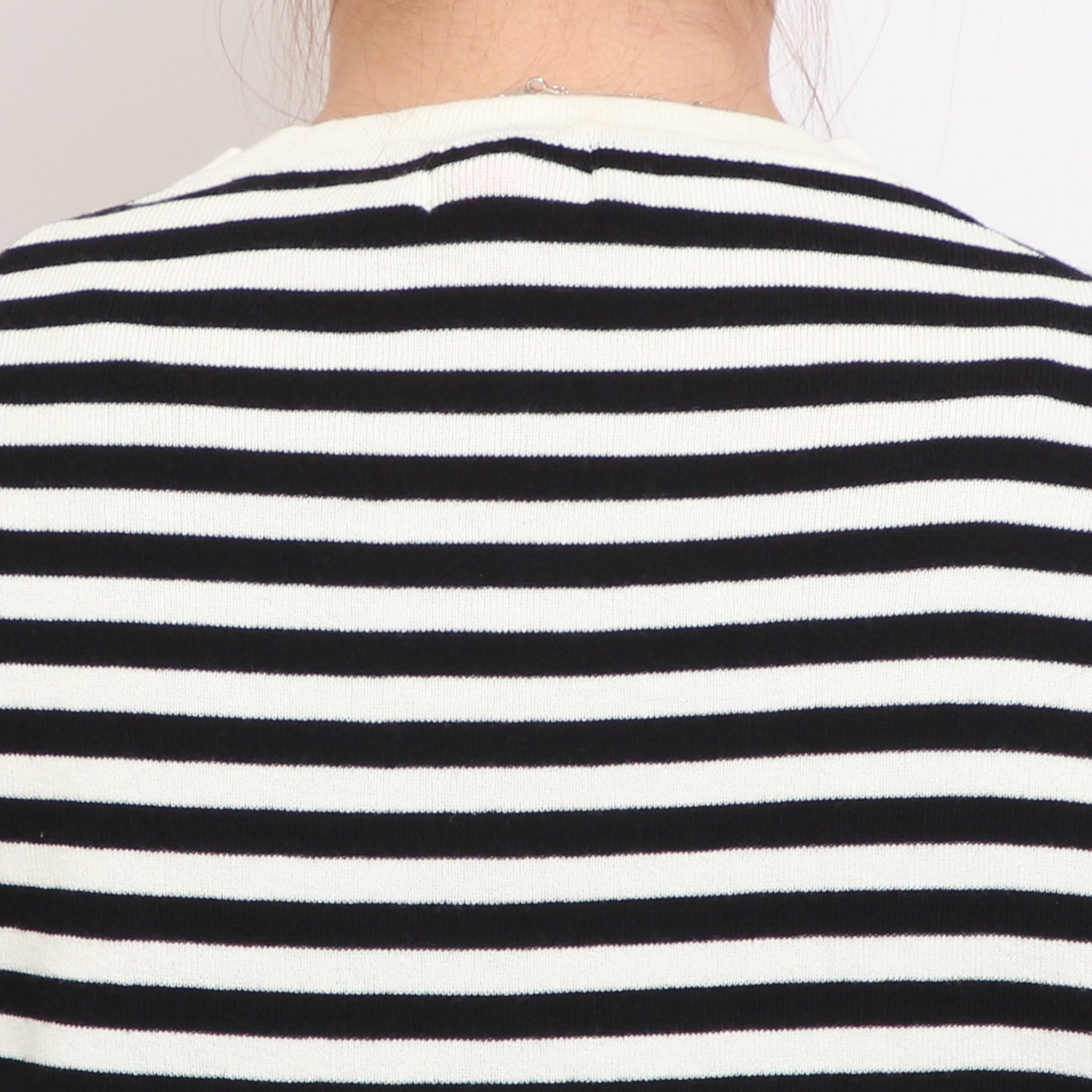 Mao made ボーダーニットTシャツ