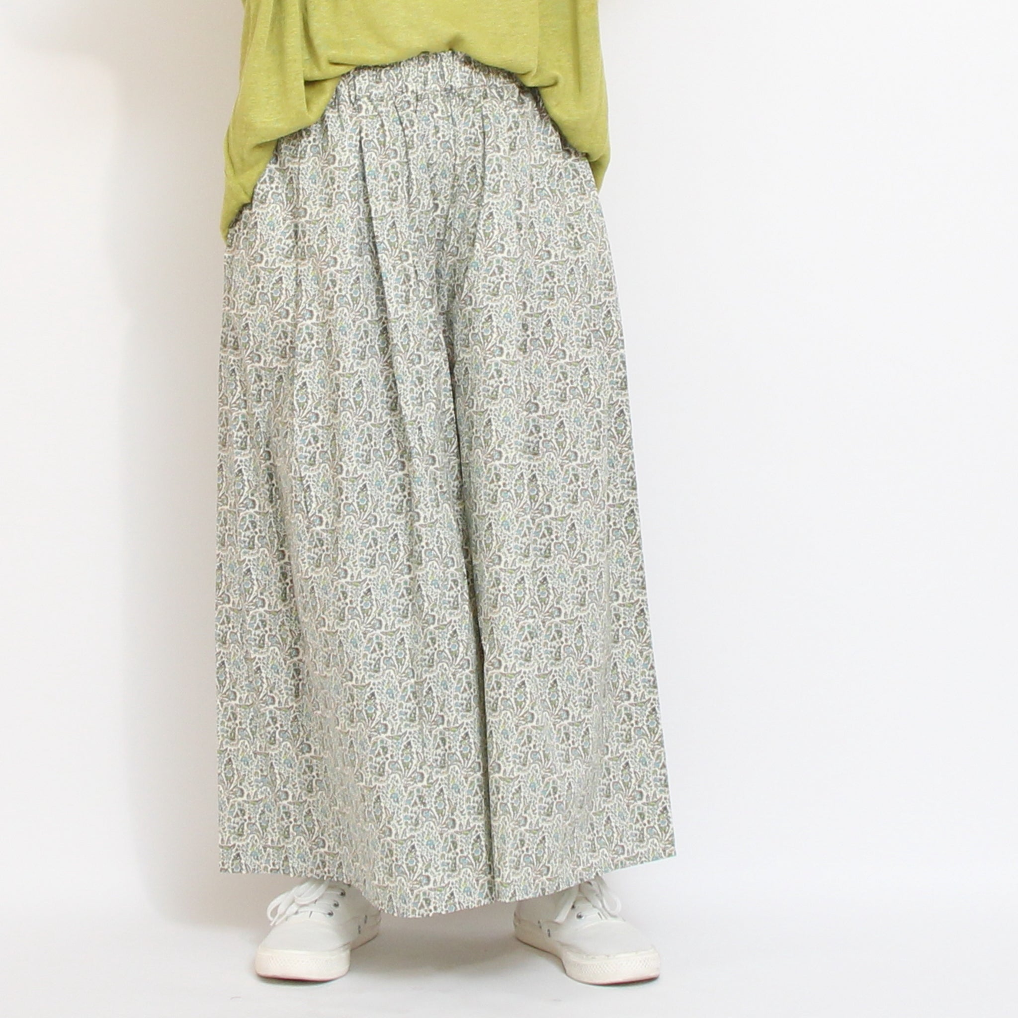 【GREEN残り僅か】【本店限定商品】 リバティスカート風パンツ(2604)
