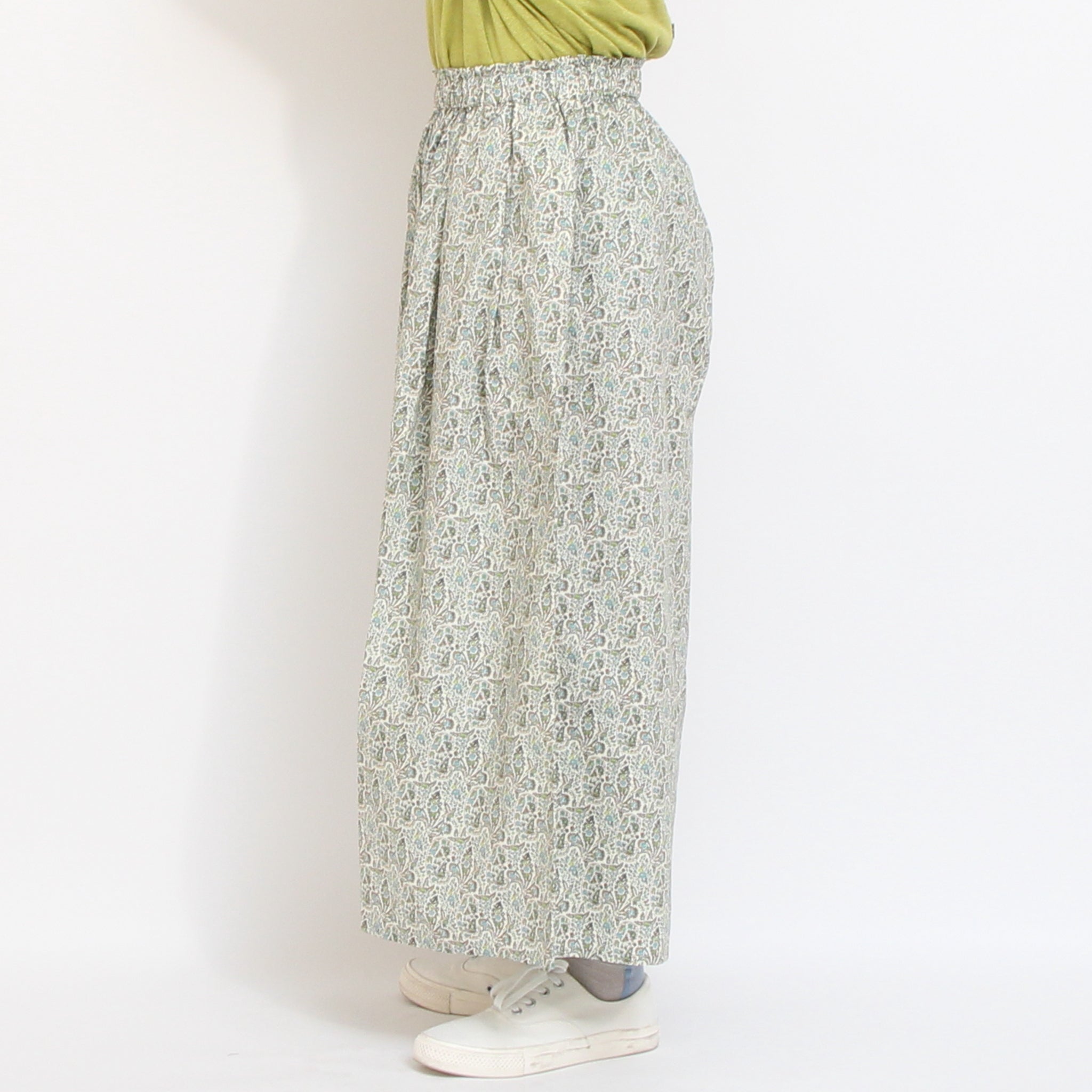 【期間限定15％OFF】【NAVYのみラスト1点・本店限定商品】 リバティスカート風パンツ(2604)