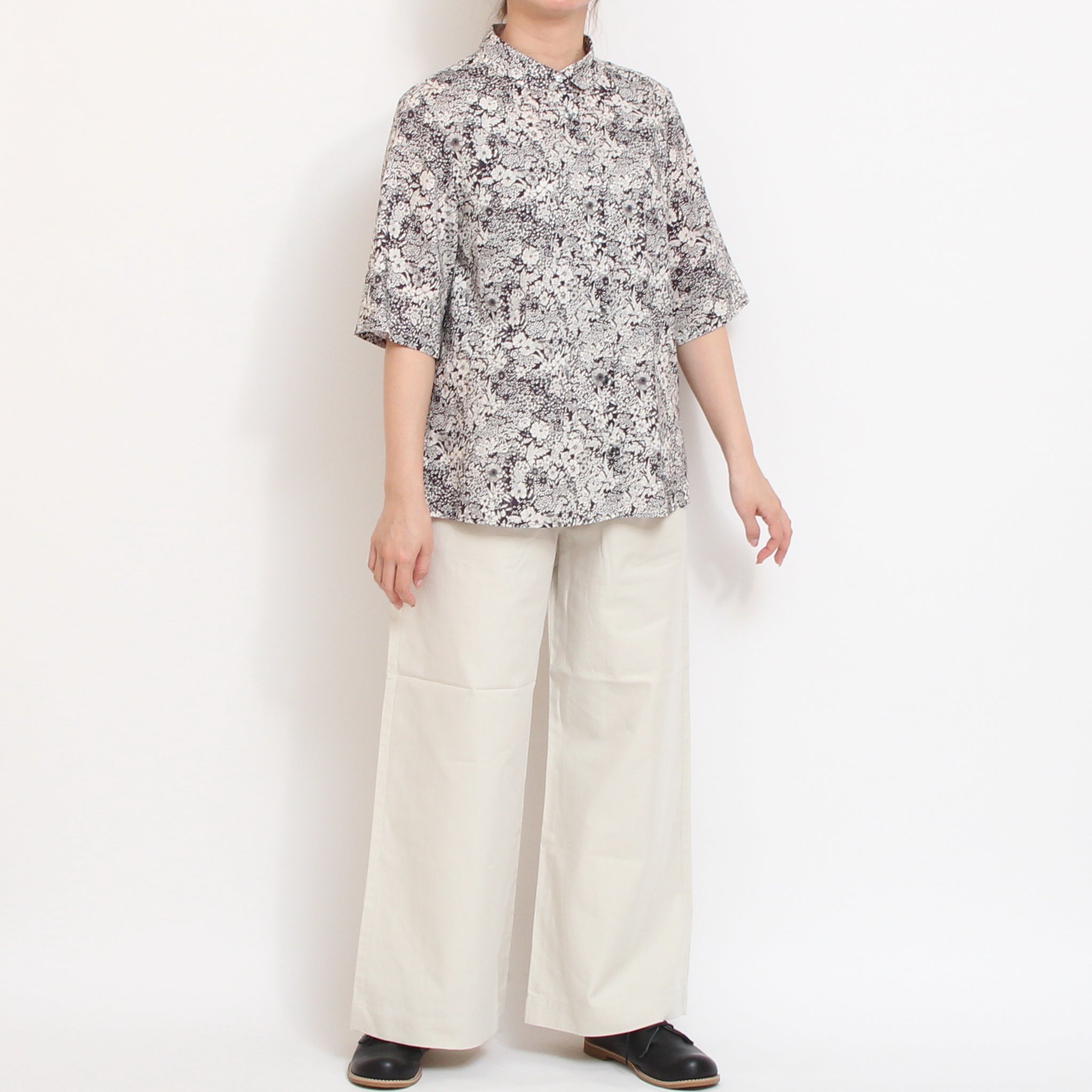 【残り僅か】【期間限定15%OFF】Pont de Chalonsコットンテンセルストレートパンツ(2602)