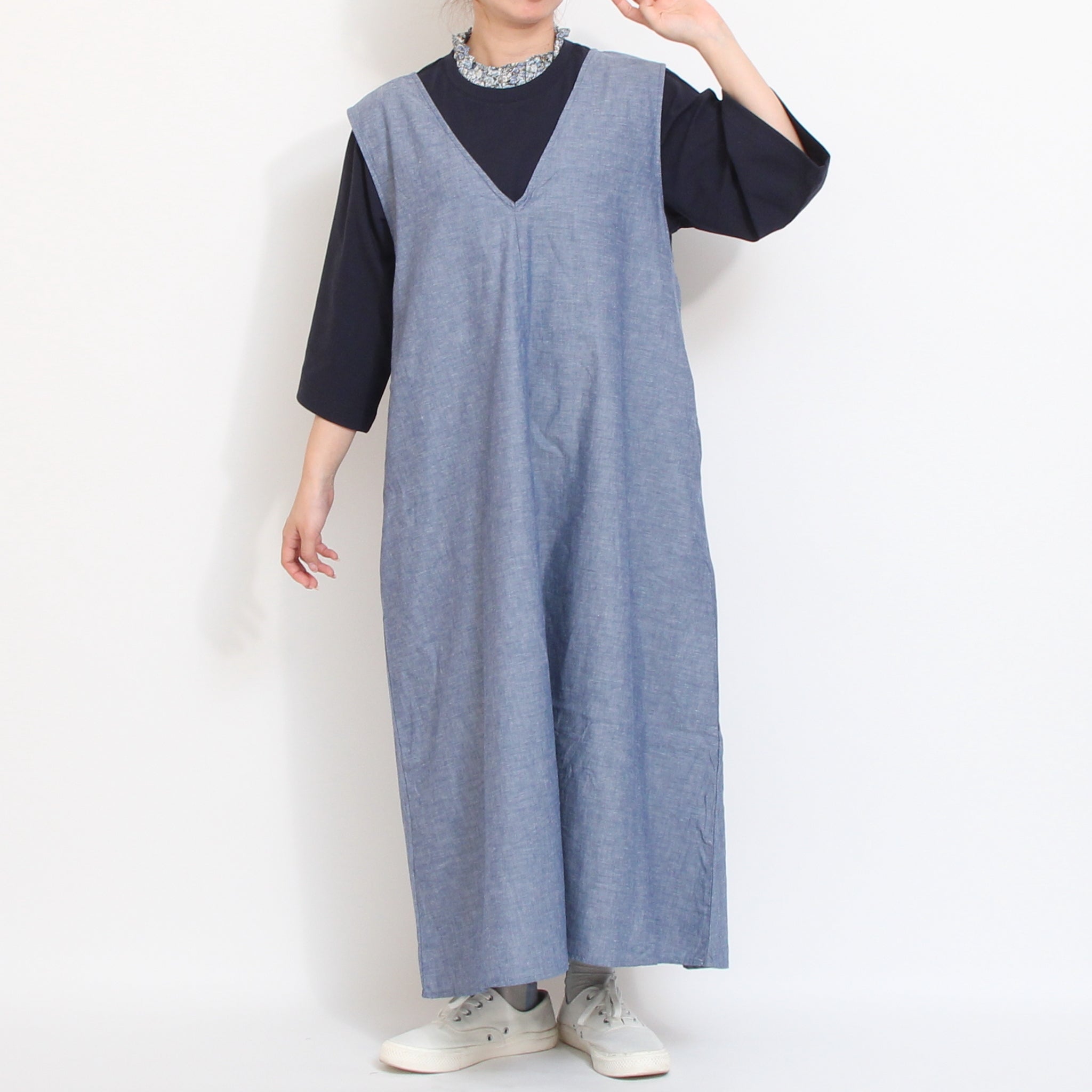 【期間限定20%OFF】NARUサマーデニムジャンパースカート