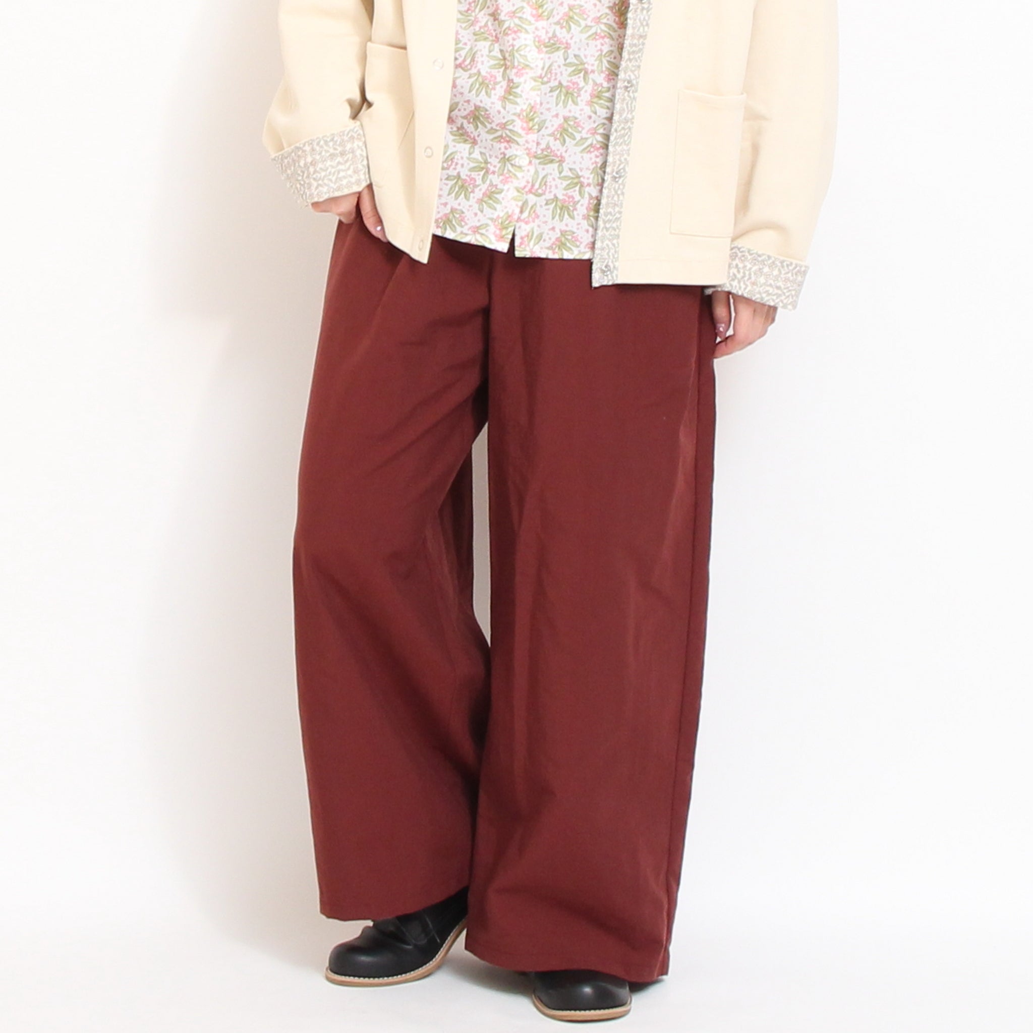 【期間限定30%OFF】Vent d'ouestイージーワイドパンツ(2603)