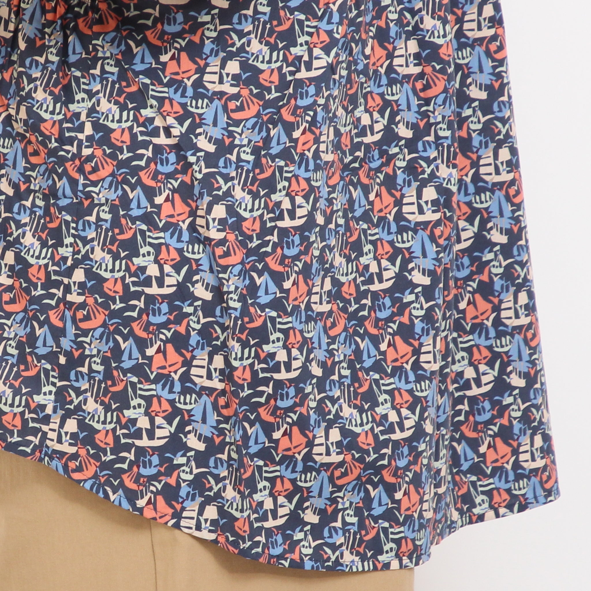 【20%OFF】【NAVY残り僅か】リバティ ウエストシャーリングシャツ(2605)