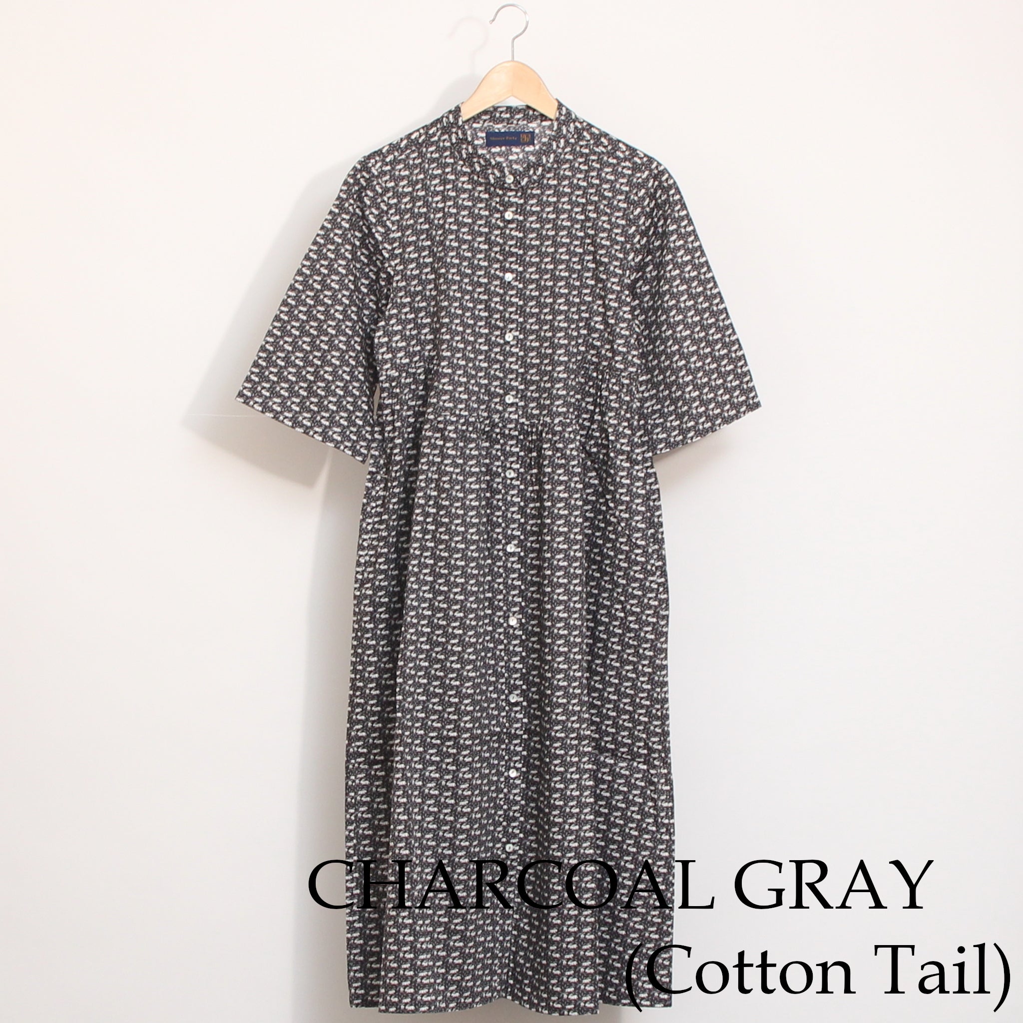 【期間限定20%OFF】【NAVY・GREENラスト１点ずつ・本店限定商品】リバティヨーク切替ギャザーワンピース(2604)