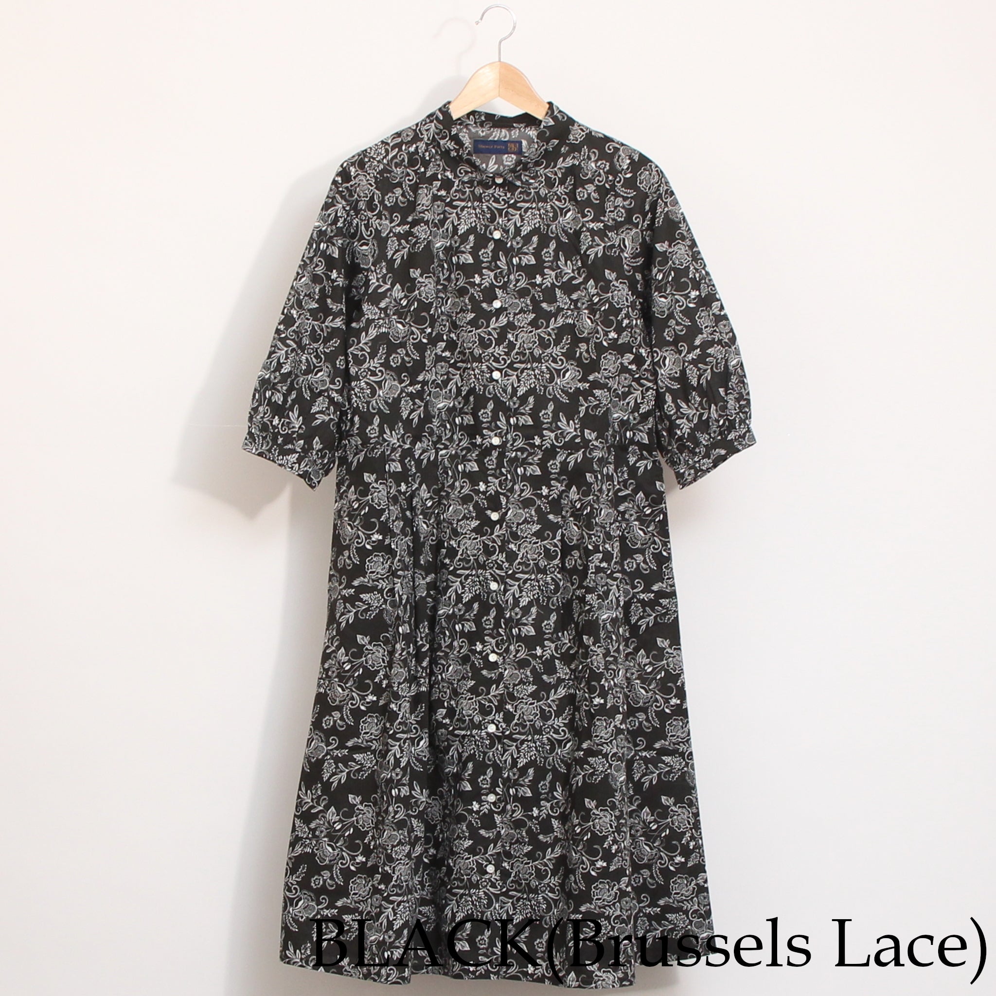 【期間限定20%OFF】【本店限定商品】リバティ7分袖クラシカルワンピース(2604)