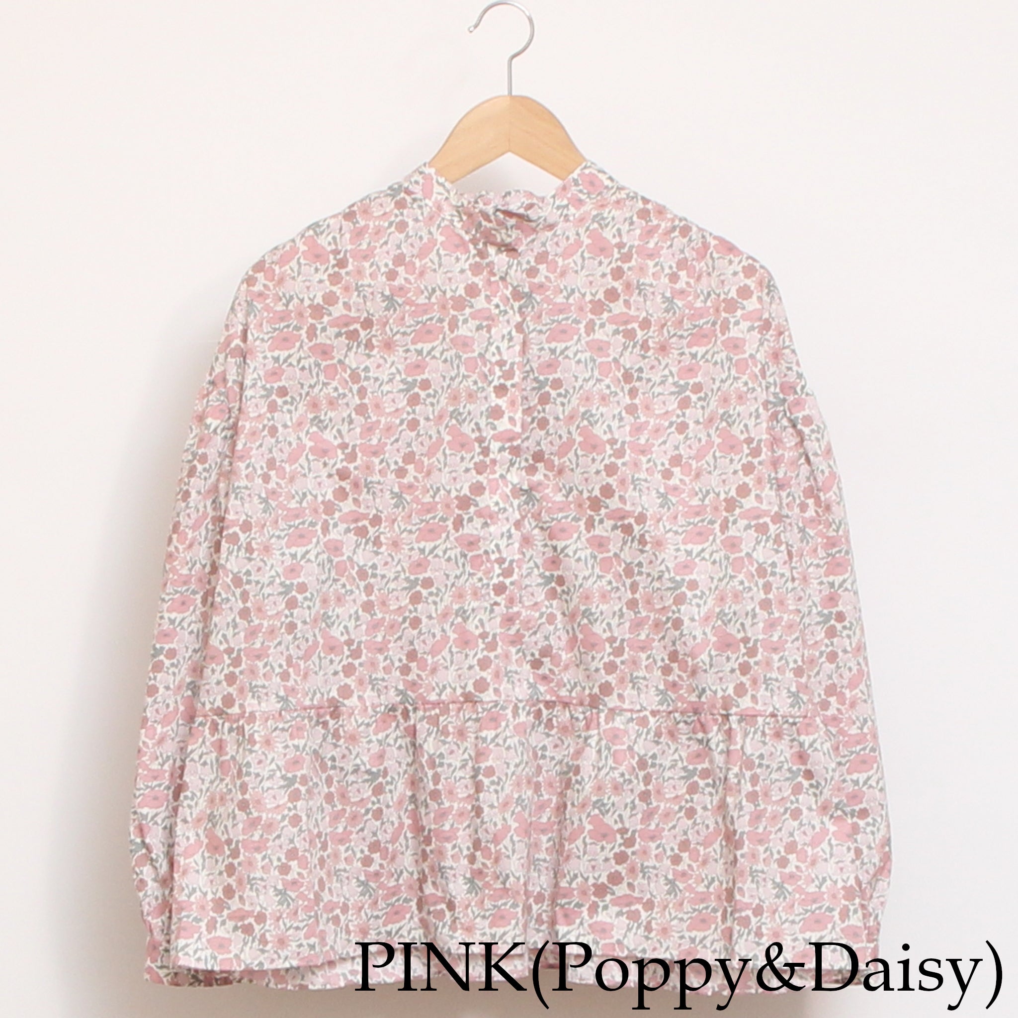 【30%OFF】【BLUEラスト１点】LIBERTY比翼ギャザープルオーバー72027