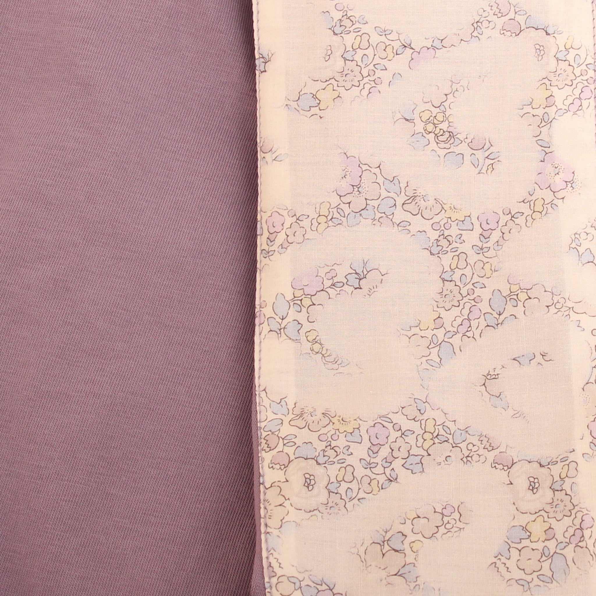 【RED・PURPLEラスト１点ずつ】sosotto袖裏LIBERTY8分袖Tシャツ