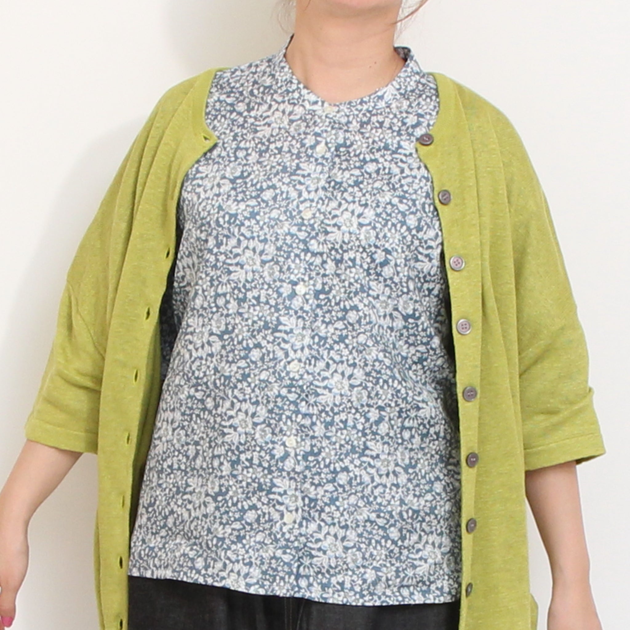 【20%OFF】【YELLOW残り僅か】フランダースリネンスタンドドルマンシャツ2605