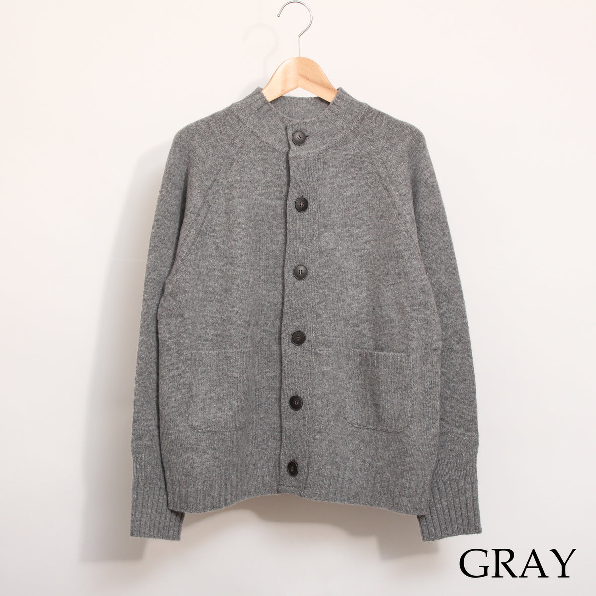 OTA KNIT ソフトウールハイネックカーディガン