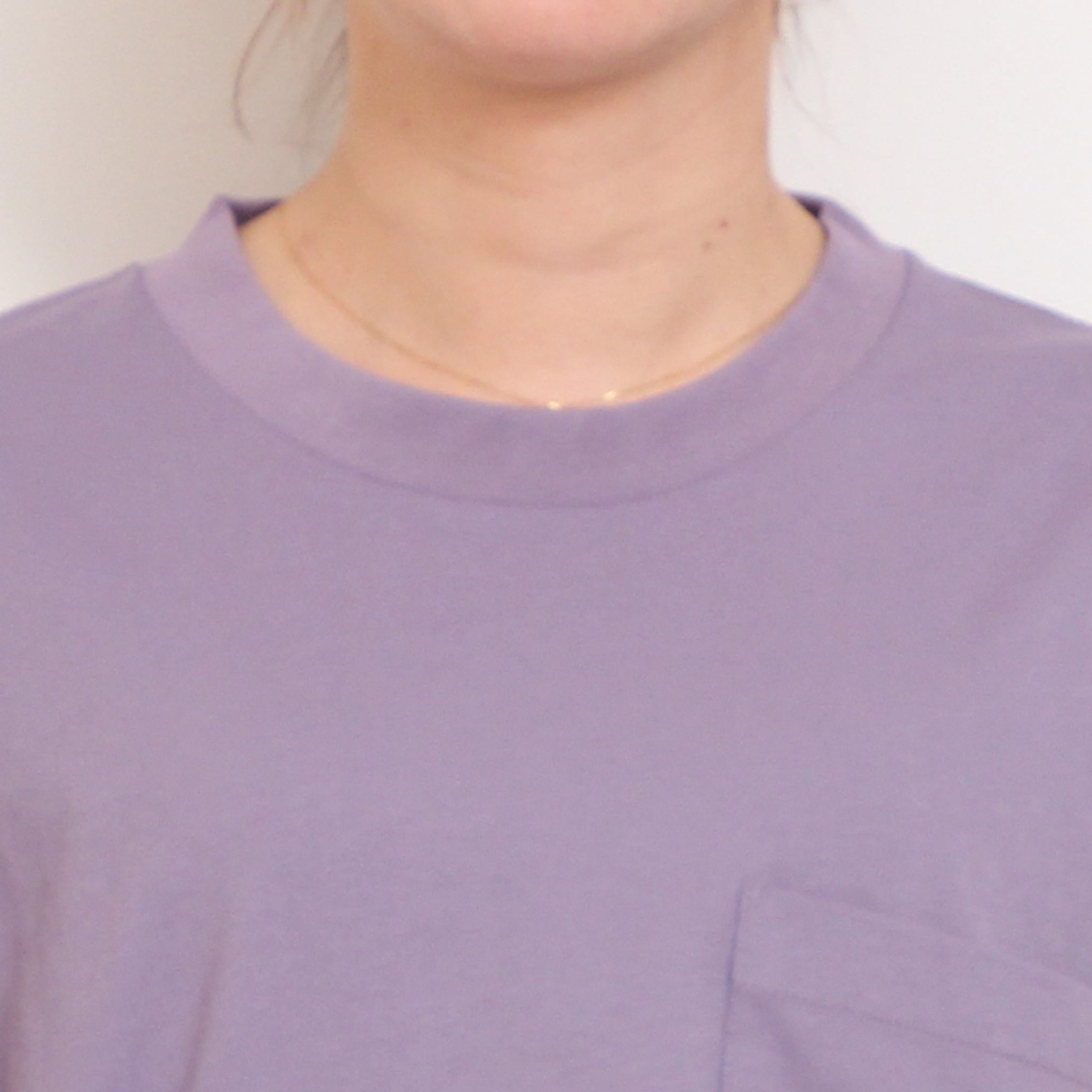 【RED・PURPLEラスト１点ずつ】sosotto袖裏LIBERTY8分袖Tシャツ