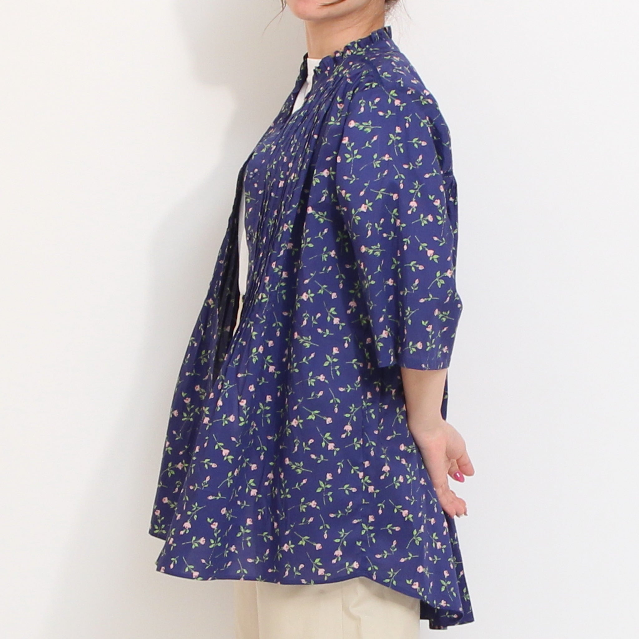 【Online Shop限定商品】sosotto LIBERTY梯子レースチュニック