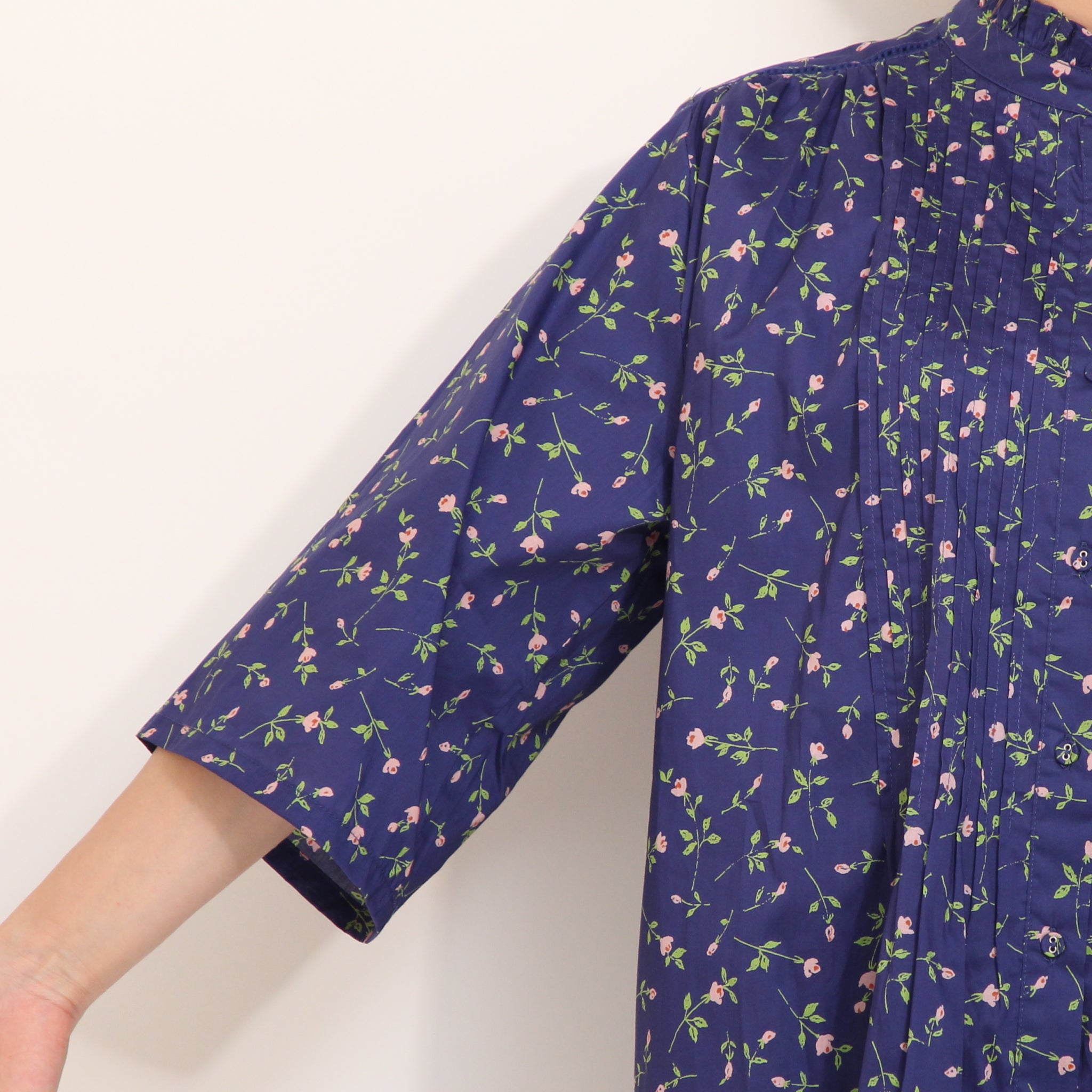 【期間限定15％OFF】【ラスト１点ずつ・本店限定商品】sosotto LIBERTY梯子レースチュニック