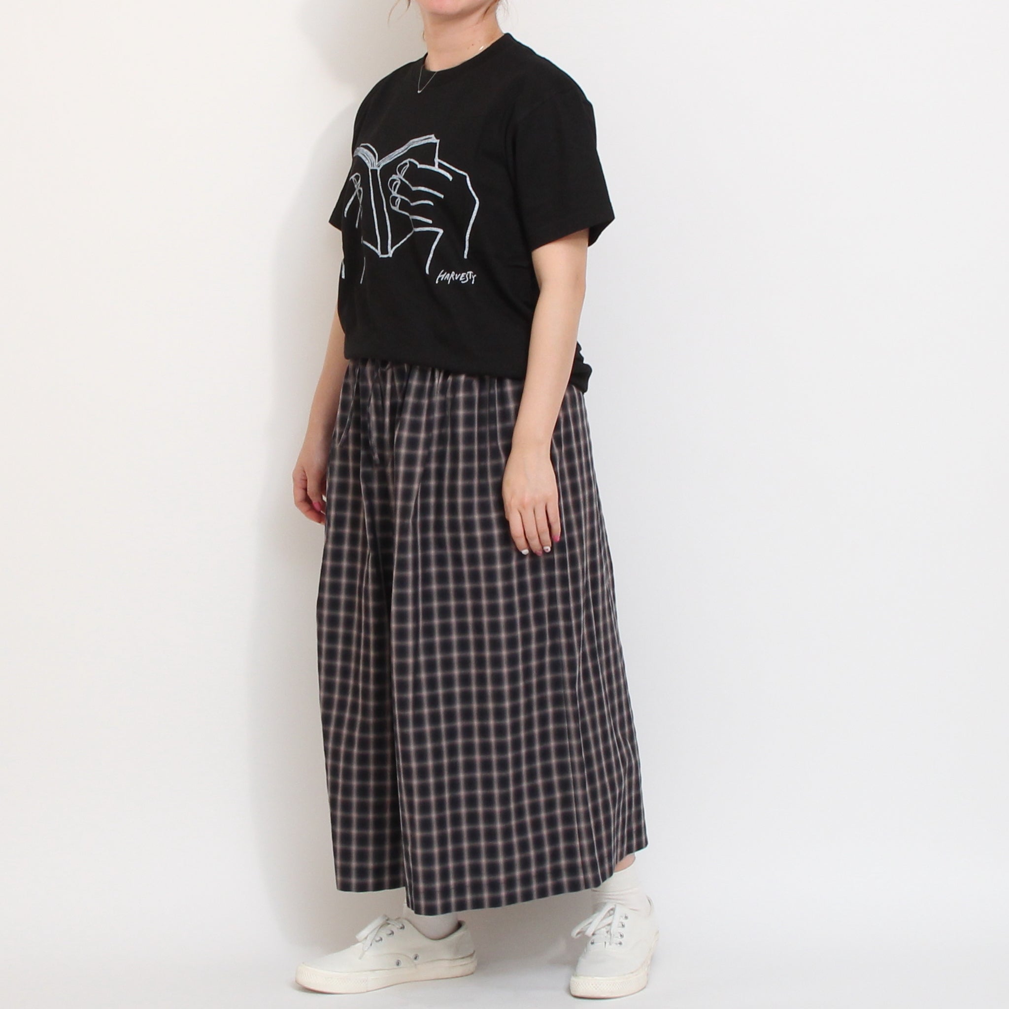 【30%OFF】【BLACKのみ ラスト1点・本店限定商品】Vent’ douestチェックイージーキュロット