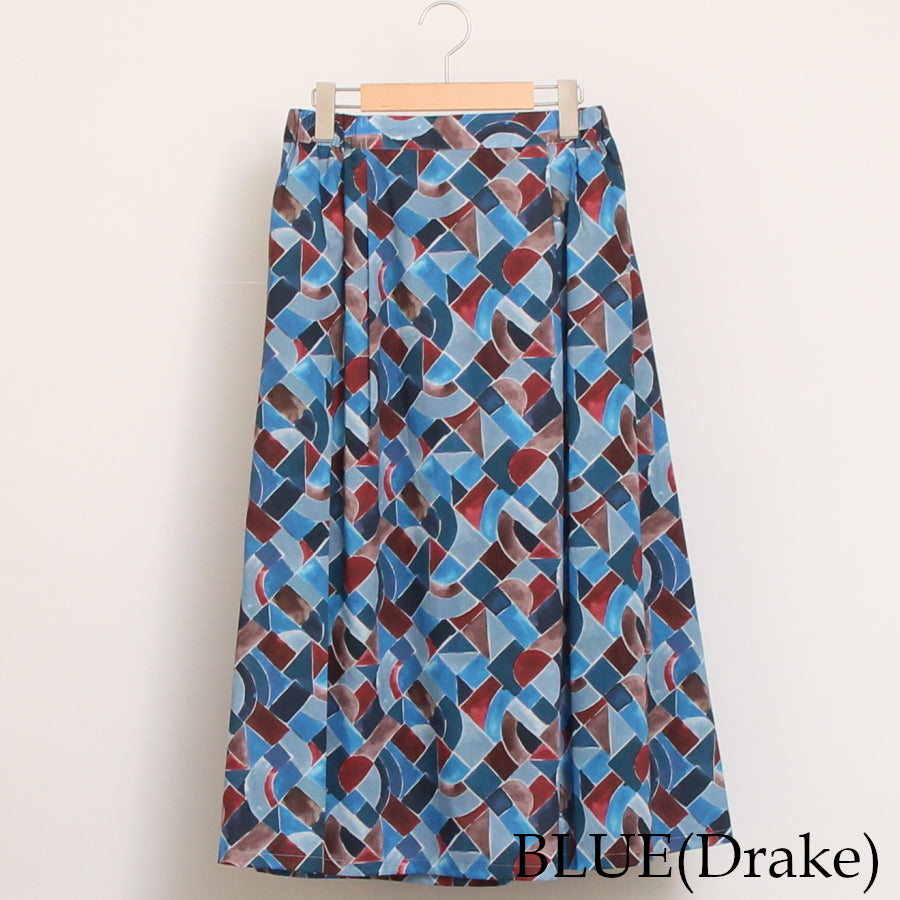 30％OFF】【BLUE・NAVYラスト1点ずつ】リバティサイドタックスカート