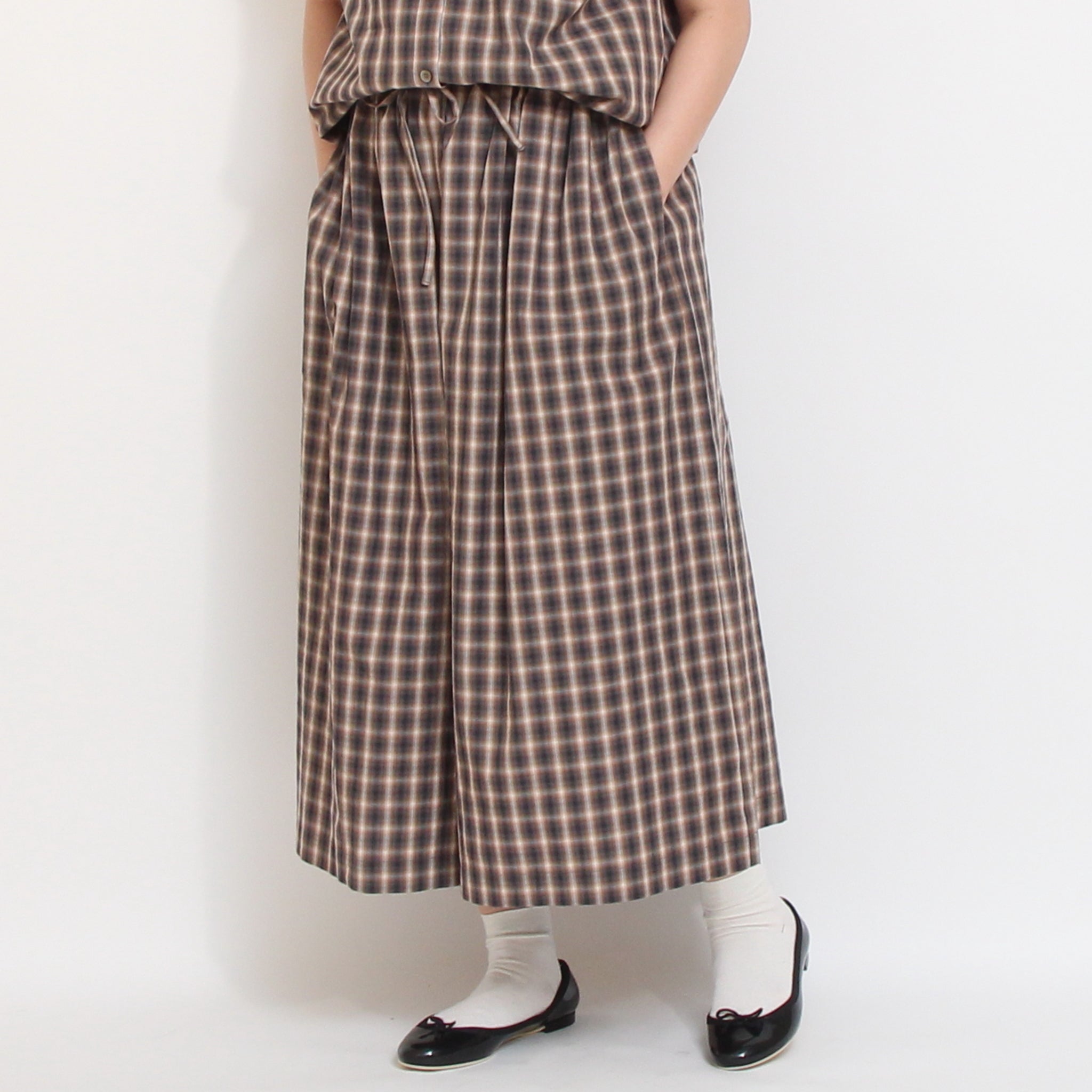 【本店限定商品】Vent’ douestチェックイージーキュロット