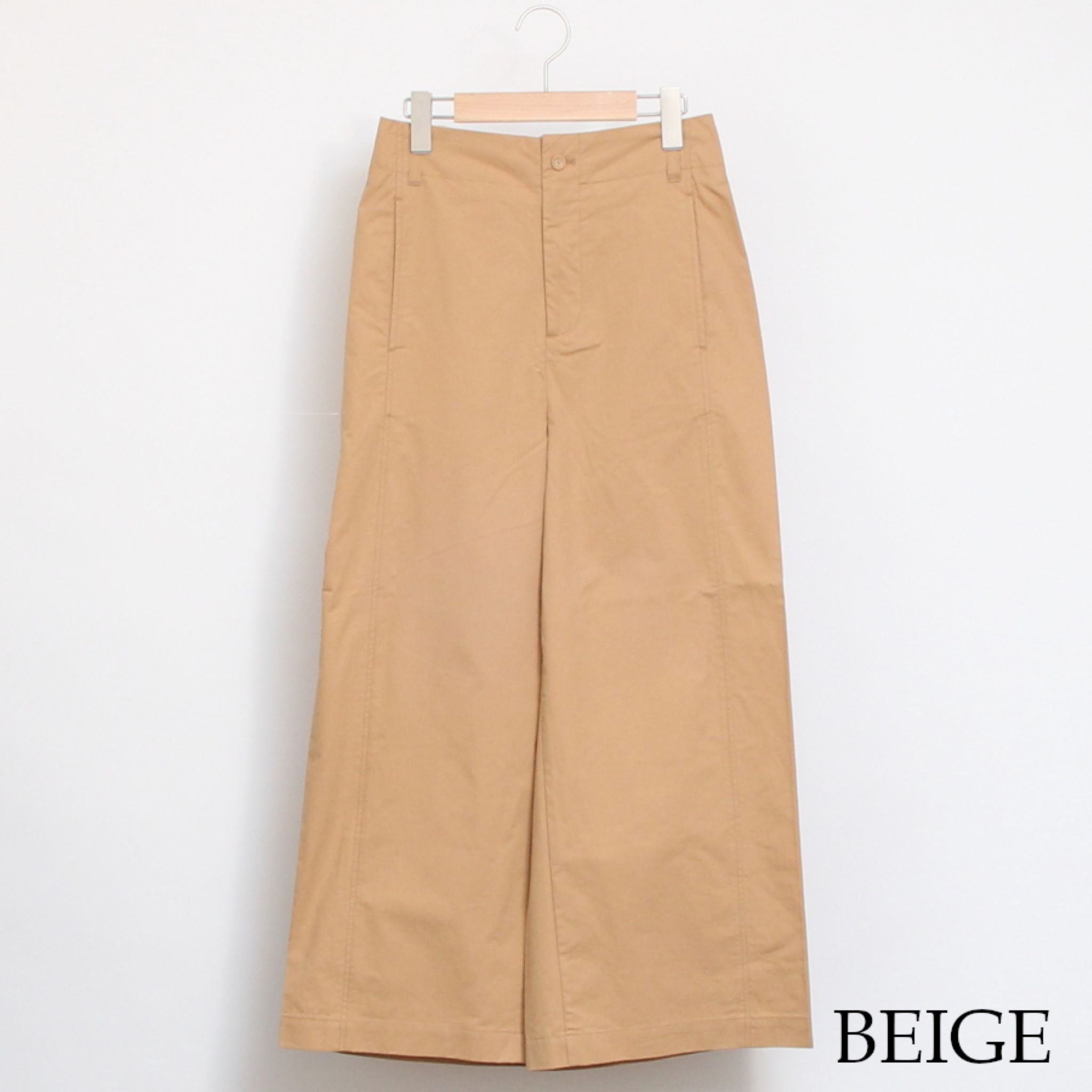 Pont de Chalons シームクロップドパンツ