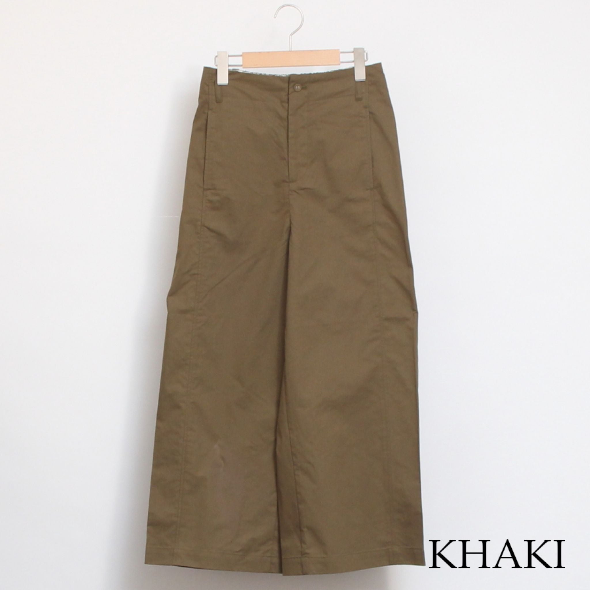 Pont de Chalons シームクロップドパンツ