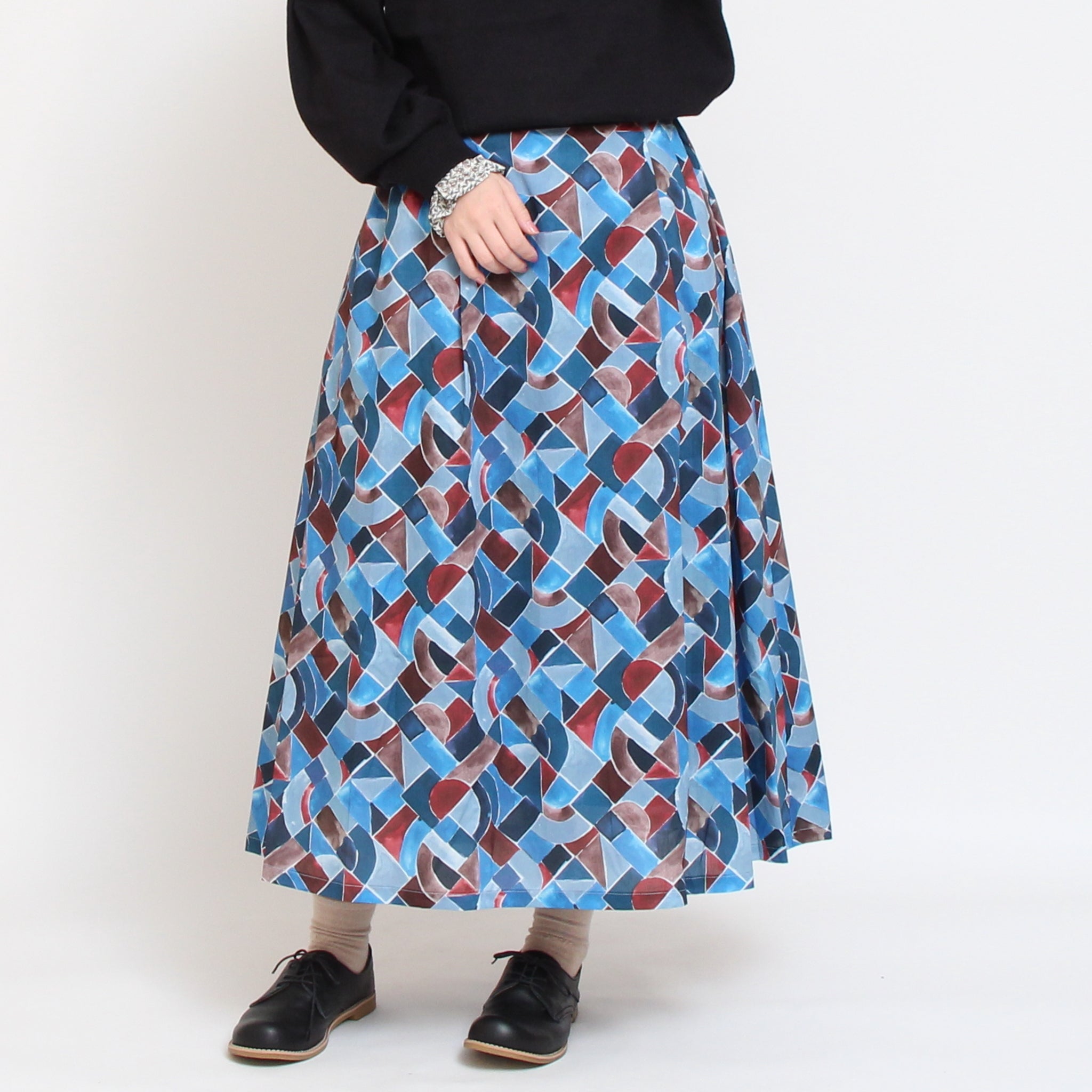 Hommage】フラワータックスカート VERMEIL par iena（ヴェルメイユパー