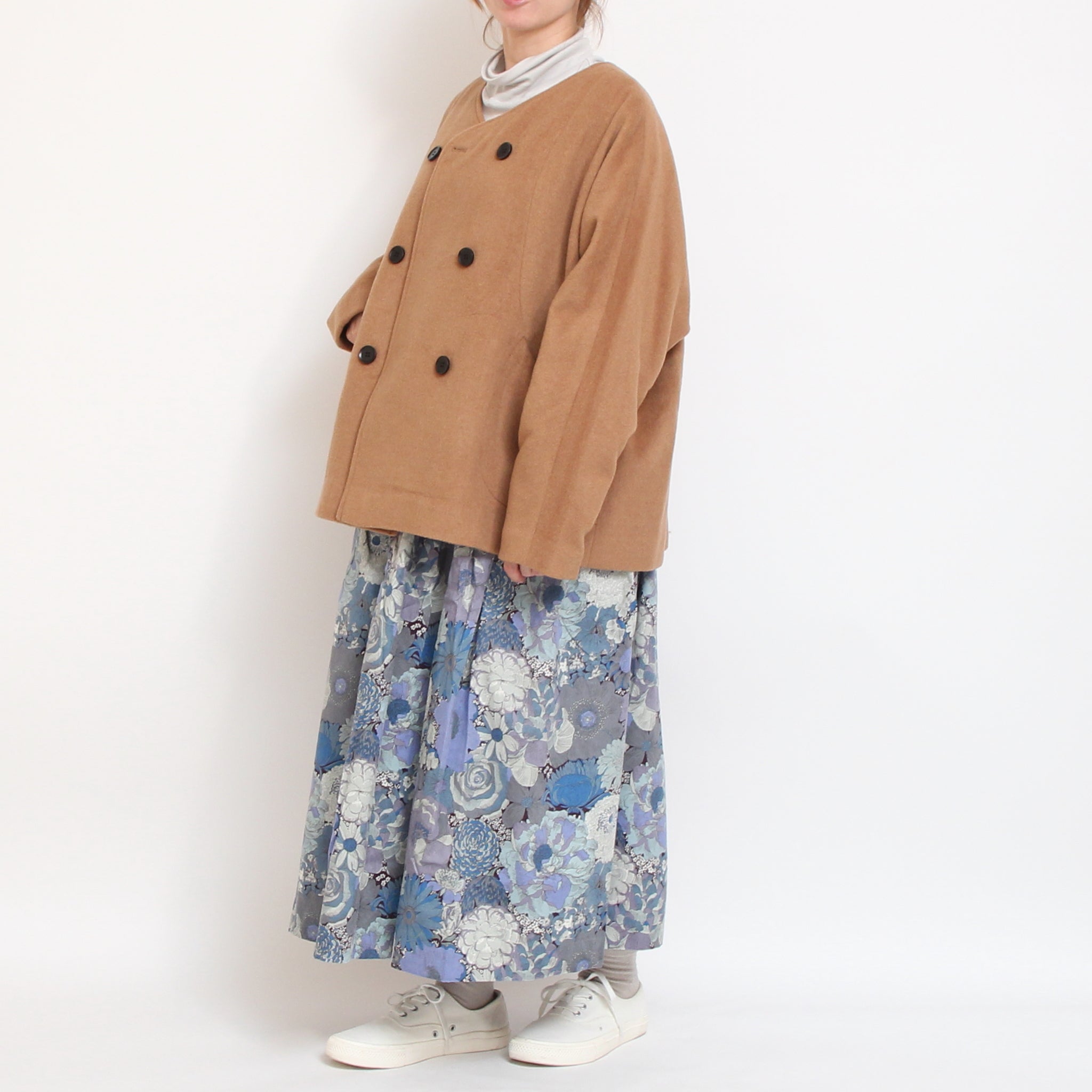 【MOCHAラスト1点】Vent d'ouestライトシャギーメルトンジャケット2510