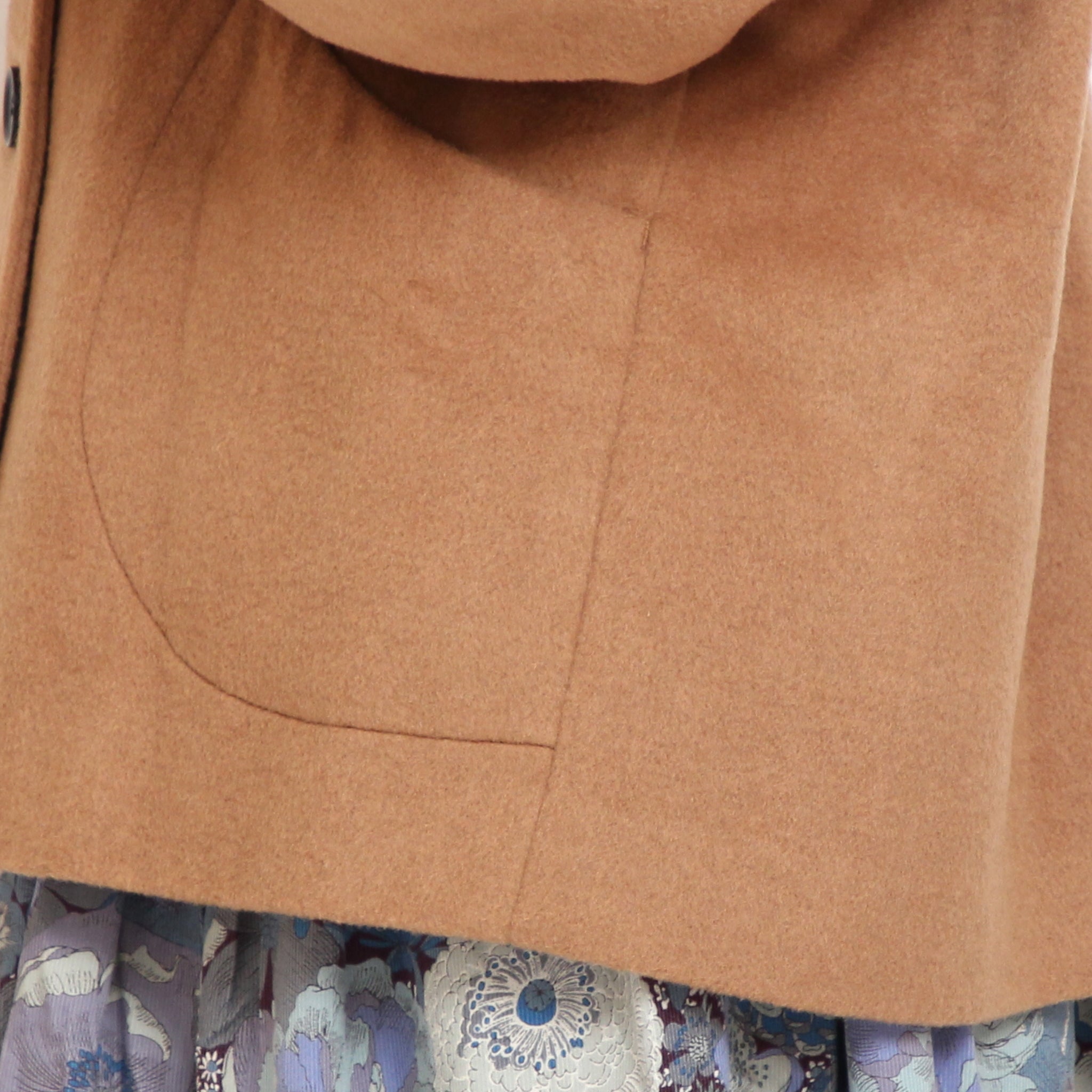 【MOCHAラスト1点】Vent d'ouestライトシャギーメルトンジャケット2510