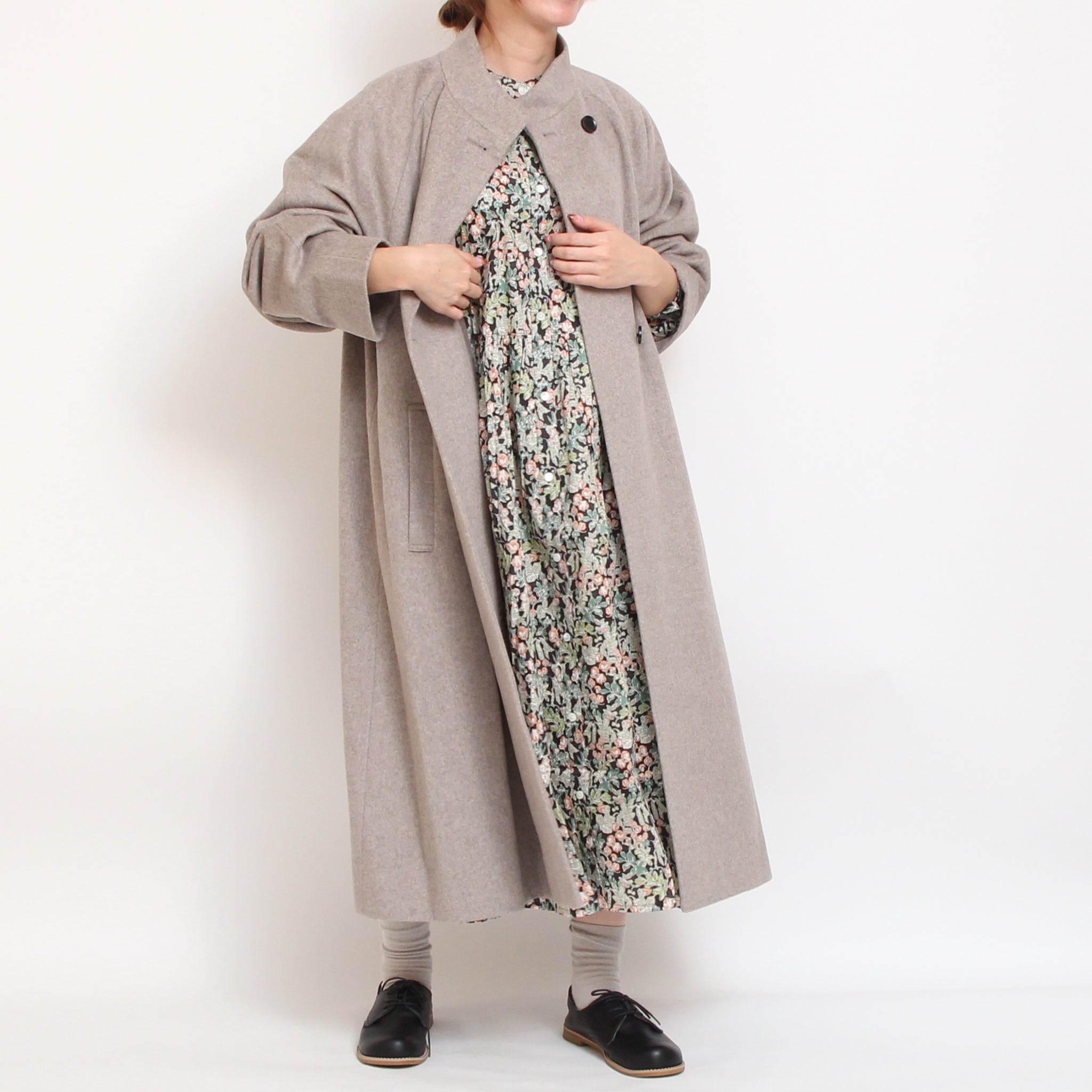 Vent d'ouestライトシャギーメルトンコート2510