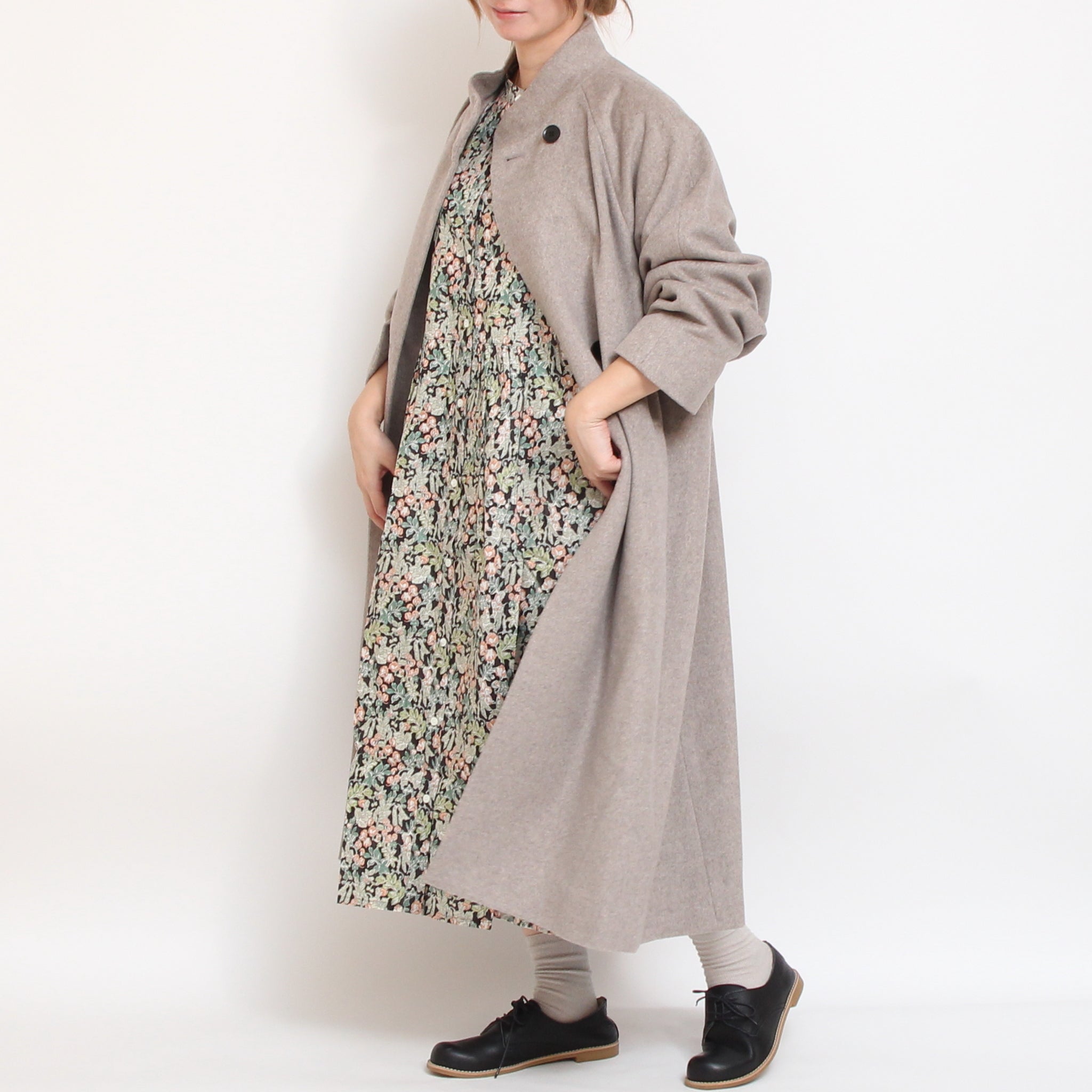 Vent d'ouestライトシャギーメルトンコート2510