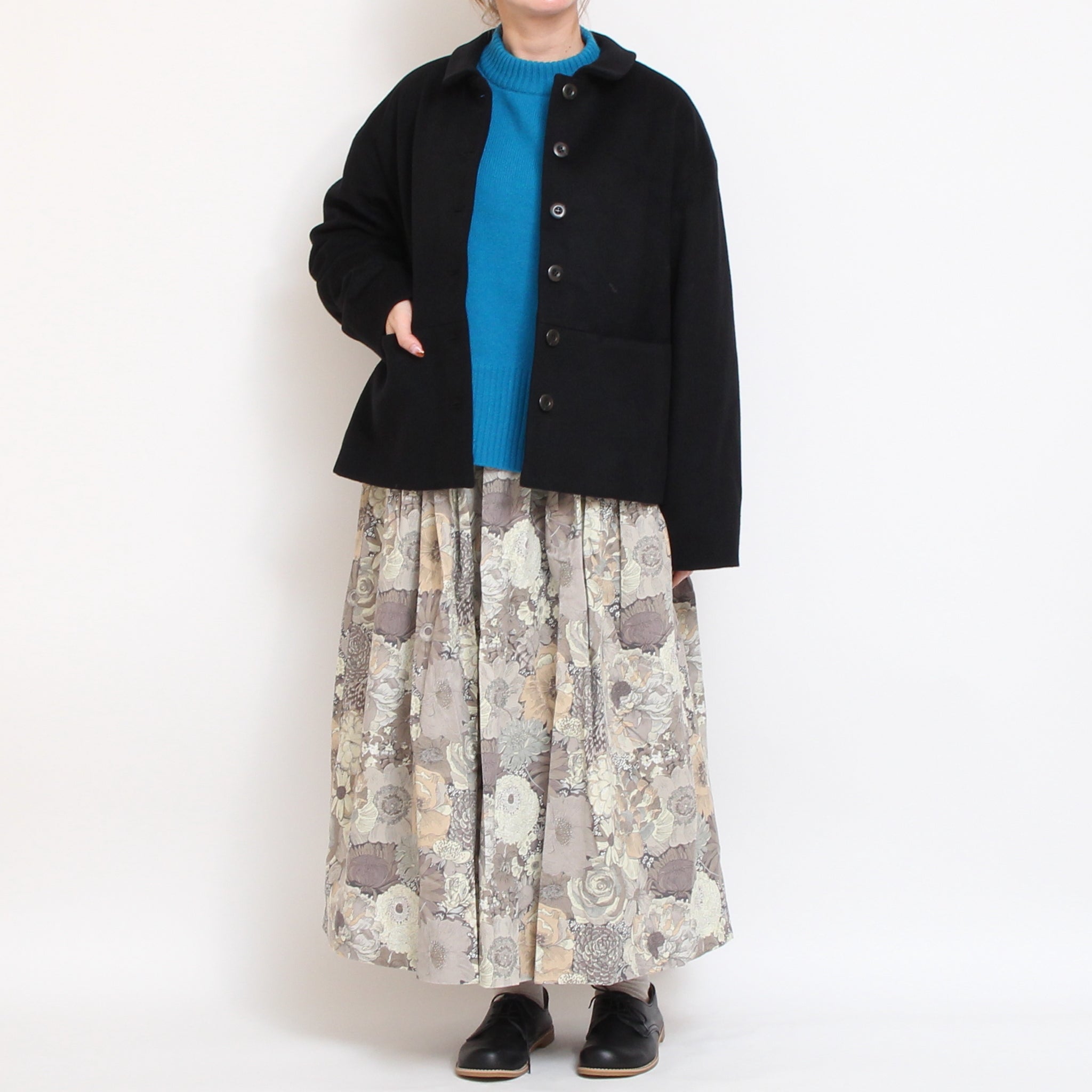 コーデュロイLIBERTYタックギャザースカート(2510)