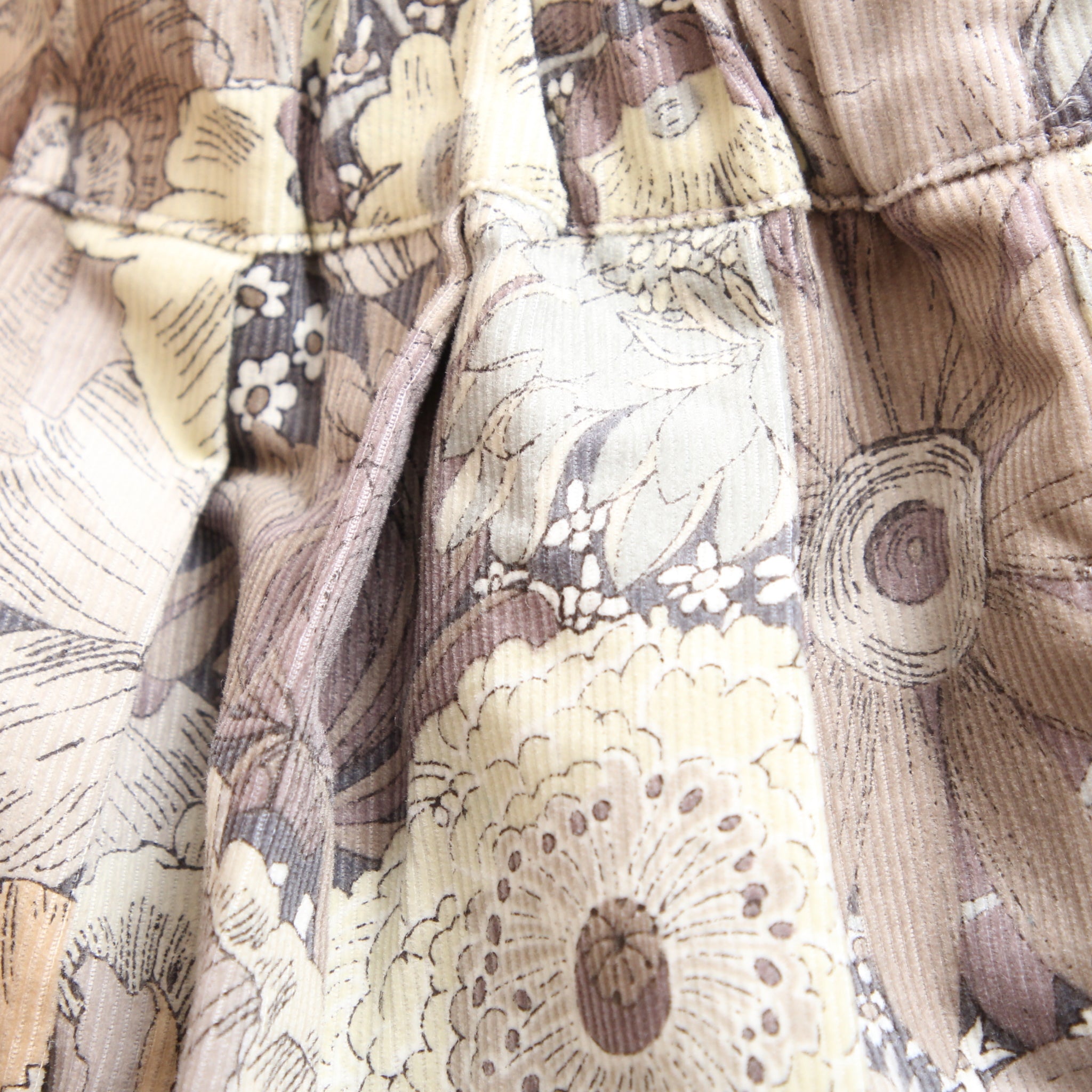 コーデュロイLIBERTYタックギャザースカート(2510)