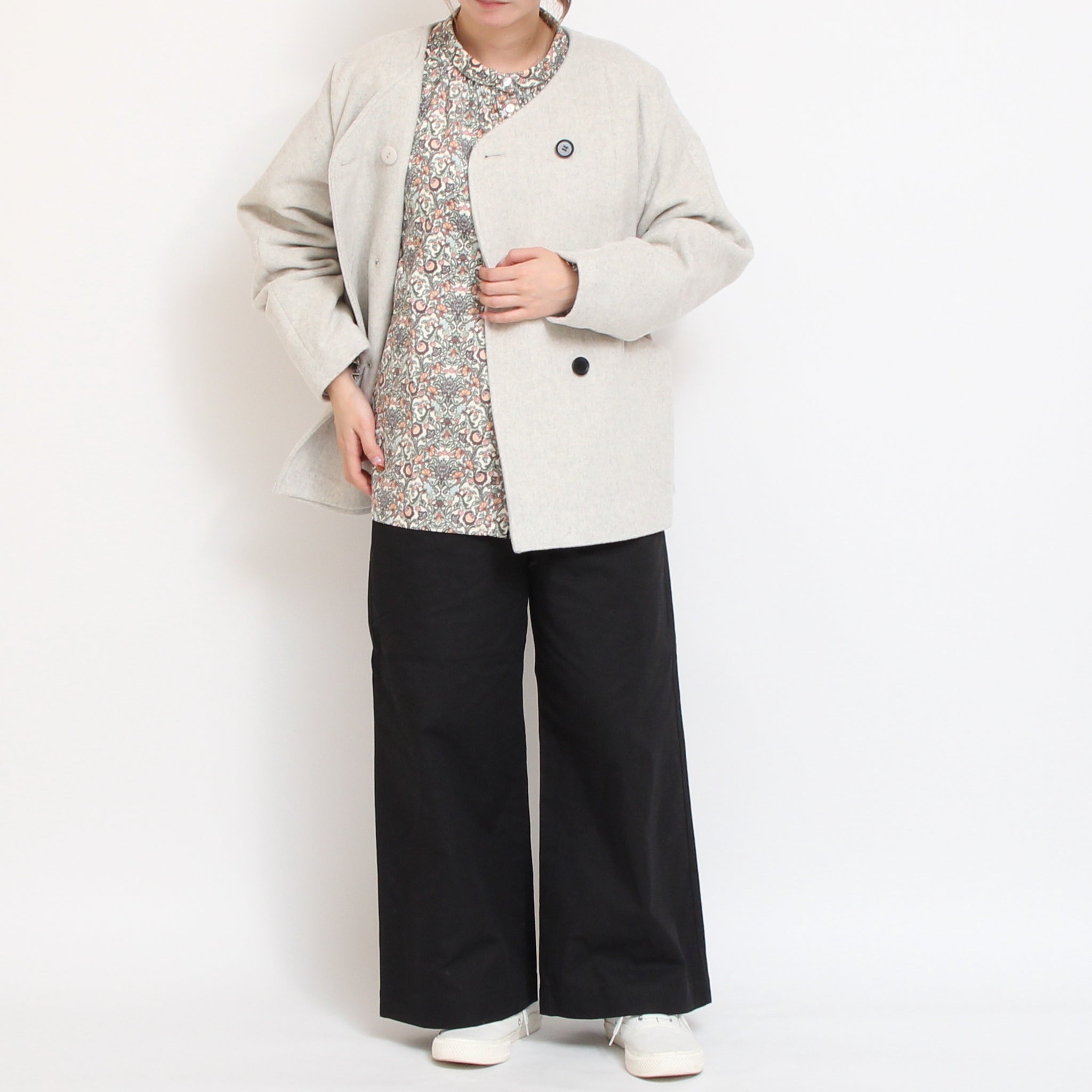 Pont de Chalonsコットンストレートパンツ(2510)