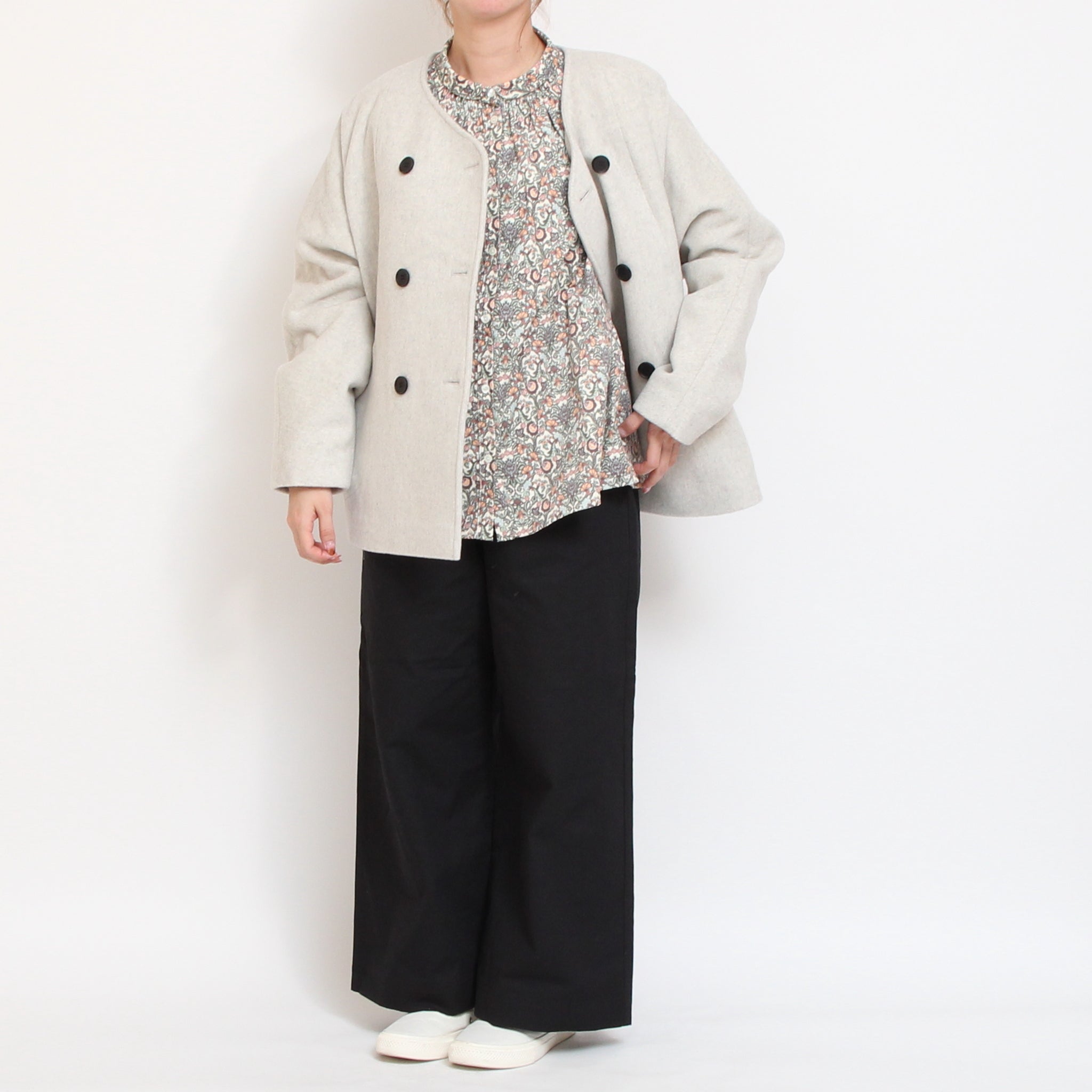 コーデュロイLIBERTY袖シャーリングシャツ(2510)