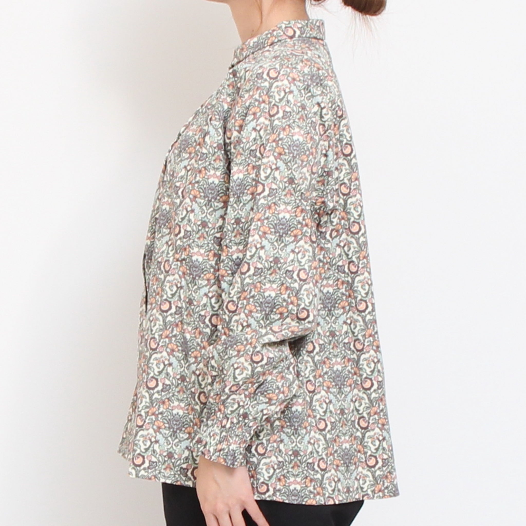 コーデュロイLIBERTY袖シャーリングシャツ(2510)