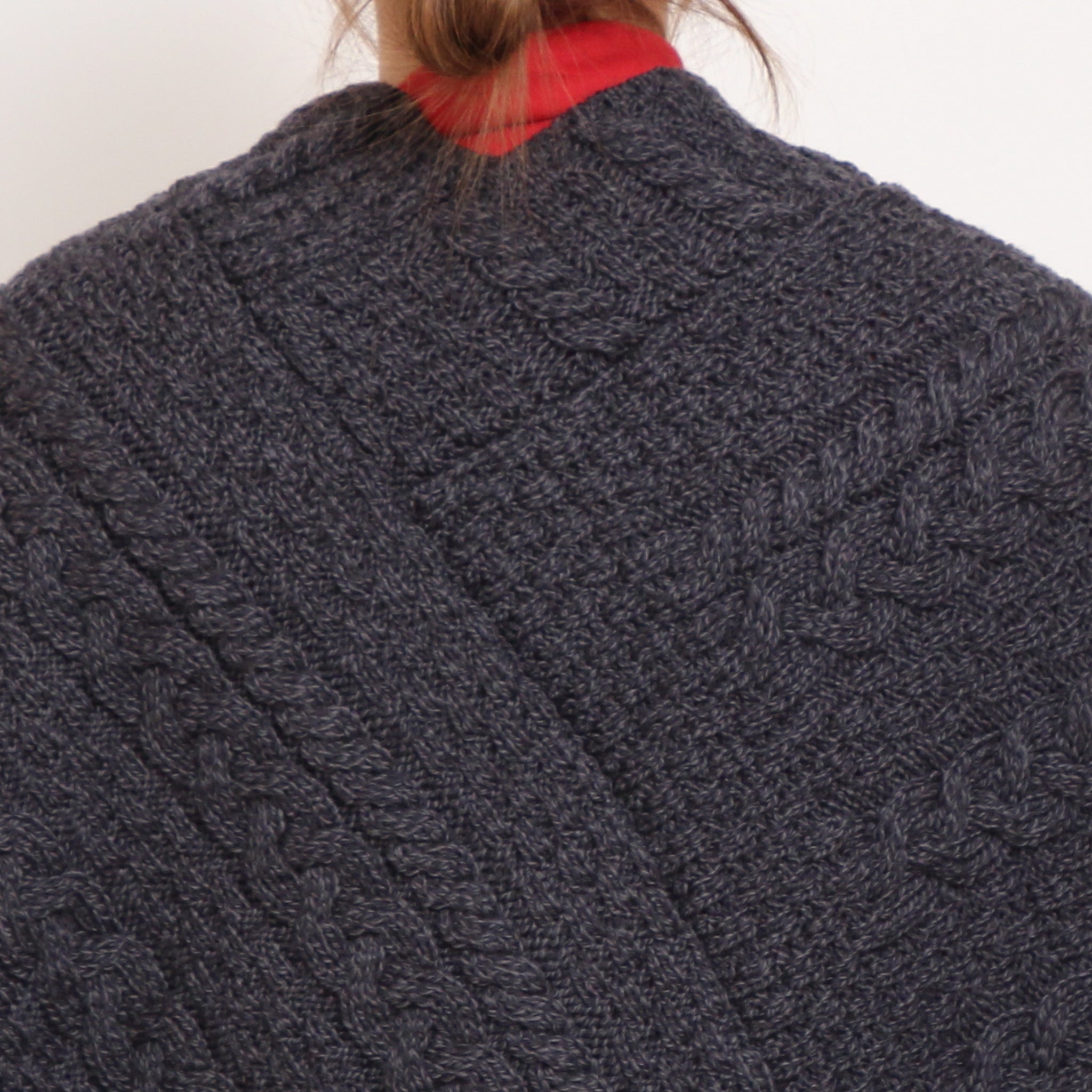 Aran Woollen Millsポンチョ25