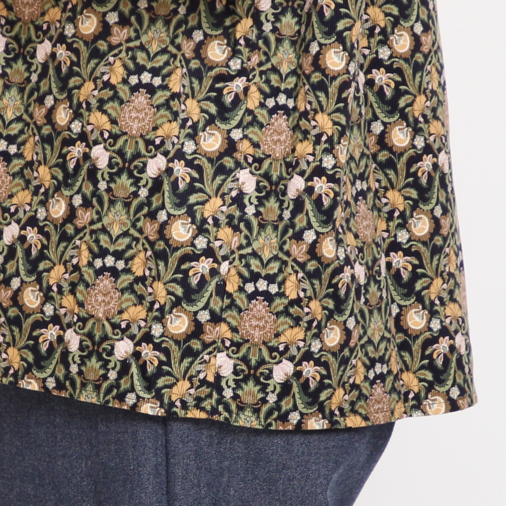 コーデュロイLIBERTY袖シャーリングシャツ(2510)