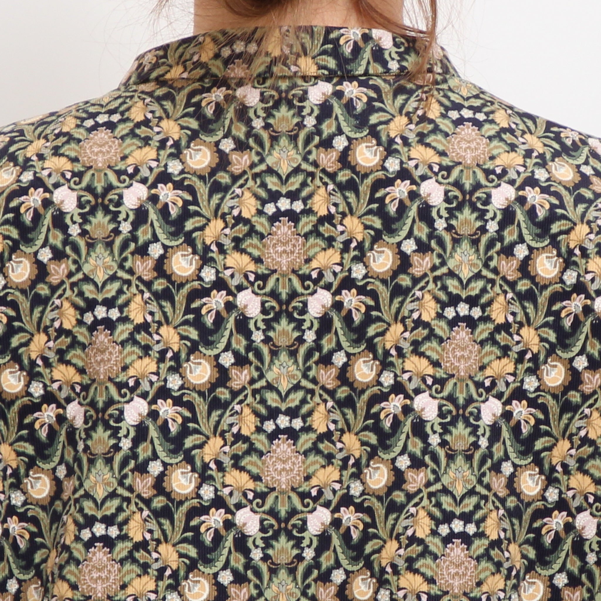 コーデュロイLIBERTY袖シャーリングシャツ(2510)