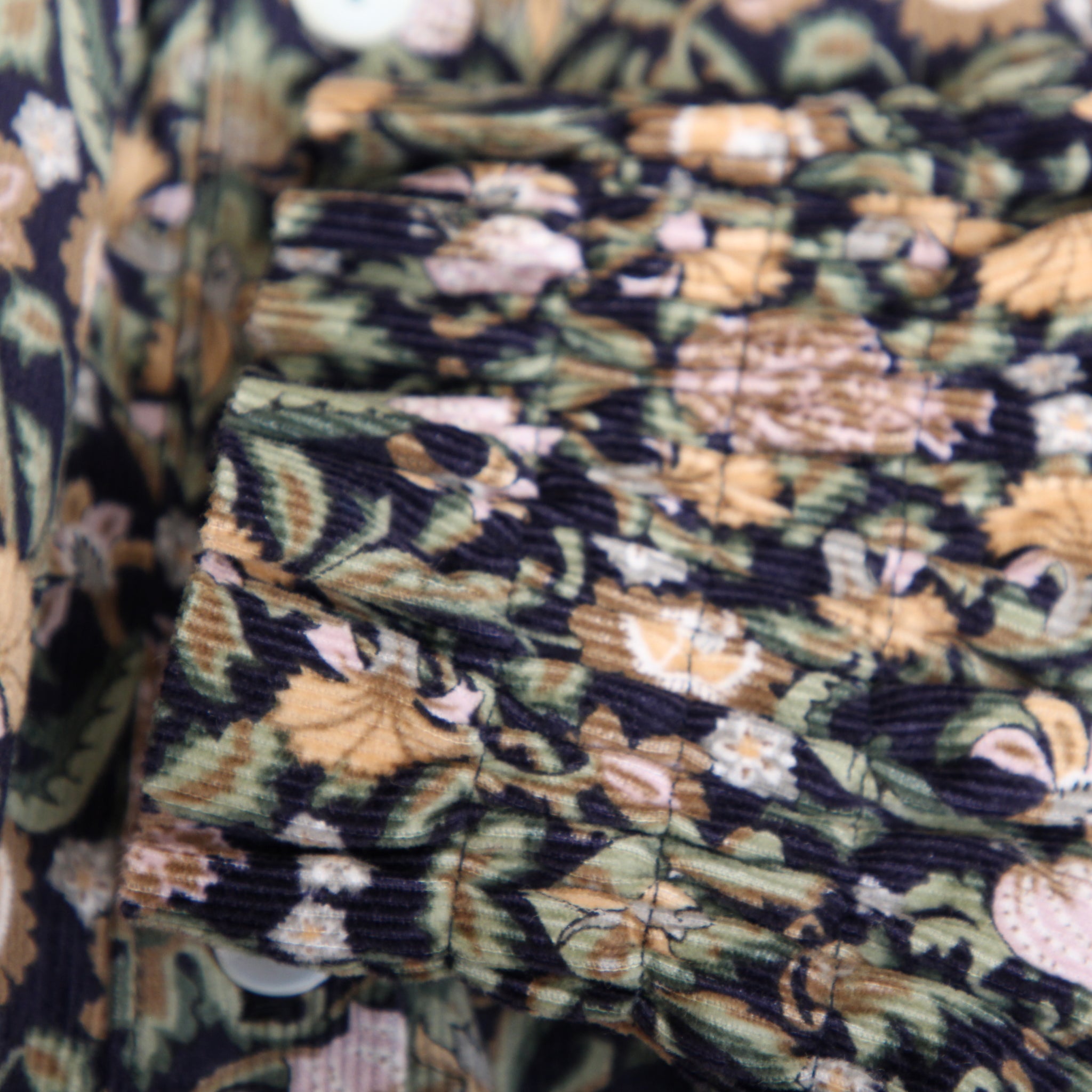 コーデュロイLIBERTY袖シャーリングシャツ(2510)