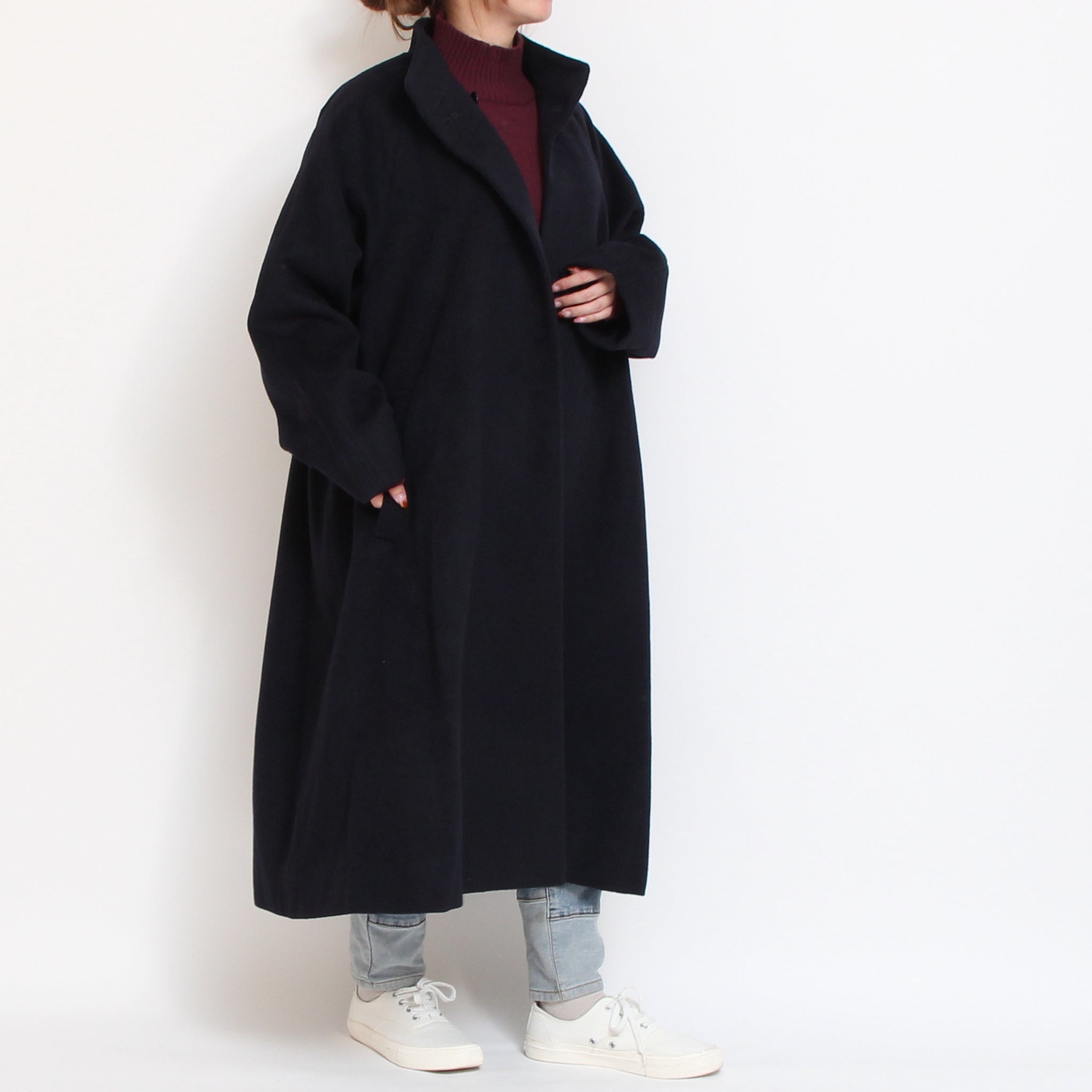 Vent d'ouestライトシャギーメルトンコート2510