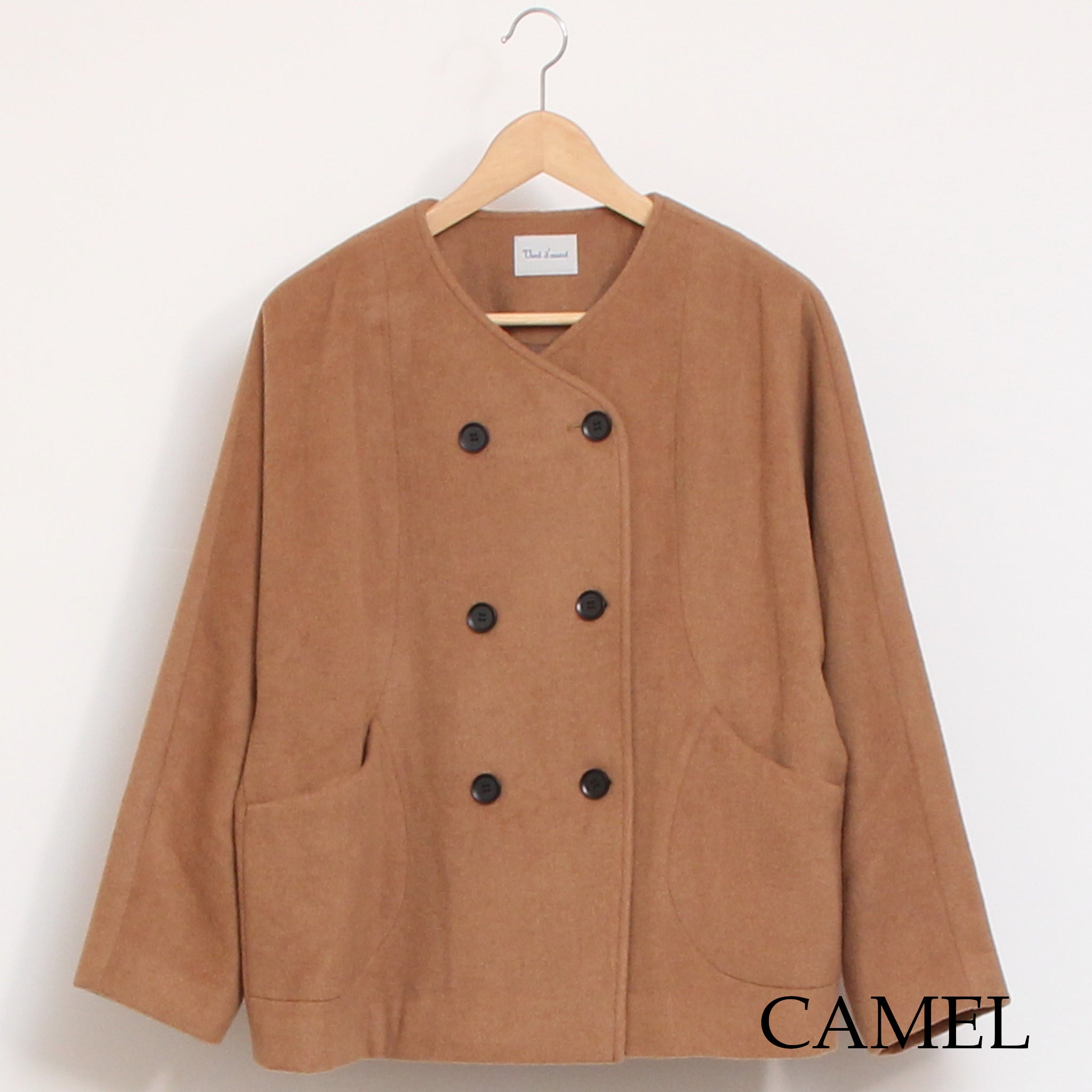 【MOCHAラスト1点】Vent d'ouestライトシャギーメルトンジャケット2510