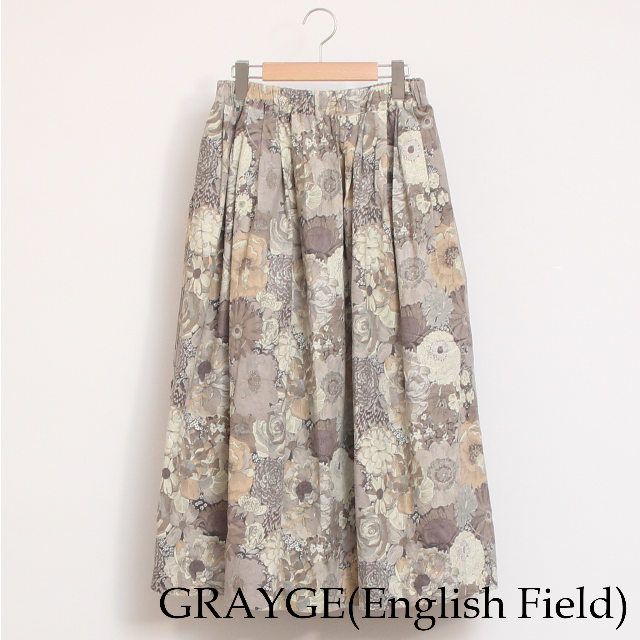 コーデュロイLIBERTYタックギャザースカート(2510)