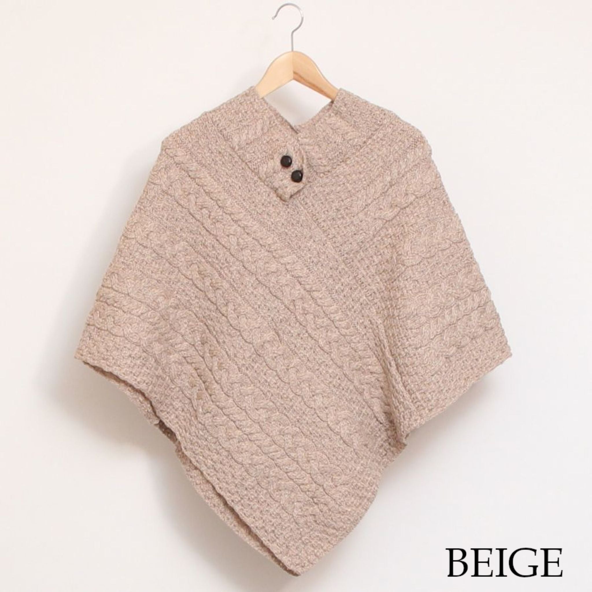 Aran Woollen Millsポンチョ25