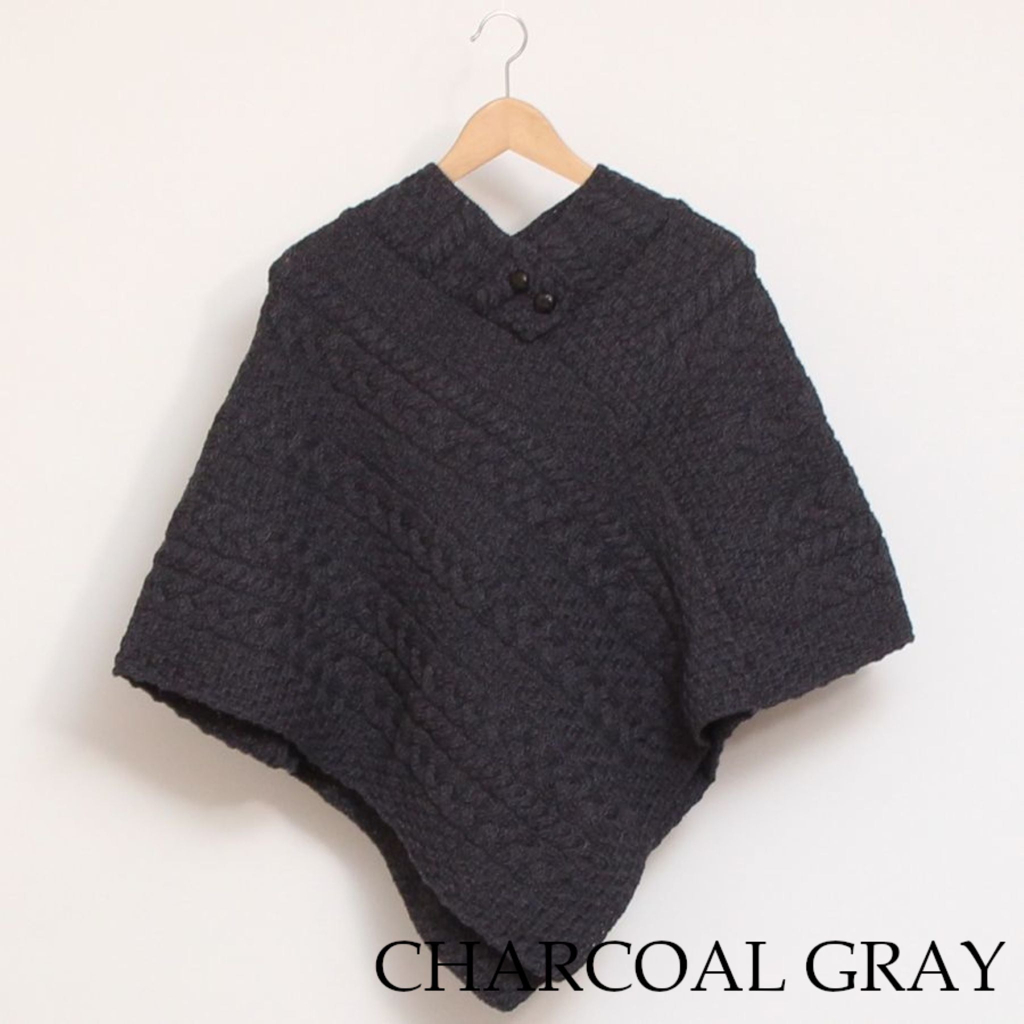 Aran Woollen Millsポンチョ25
