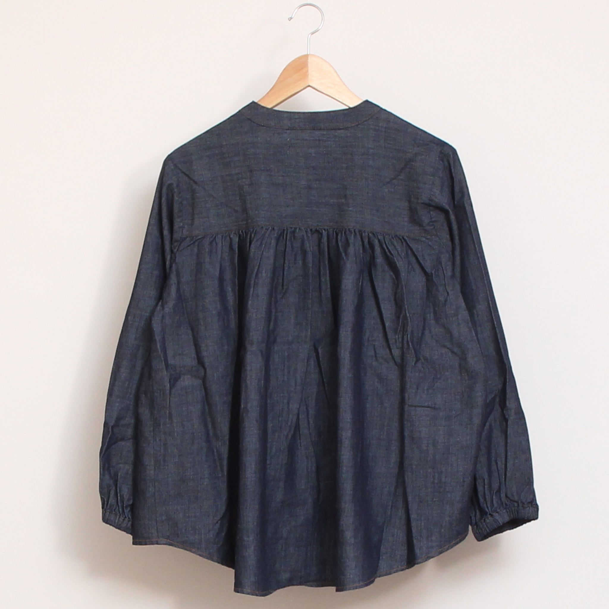 sosottoデニム切替ブラウス