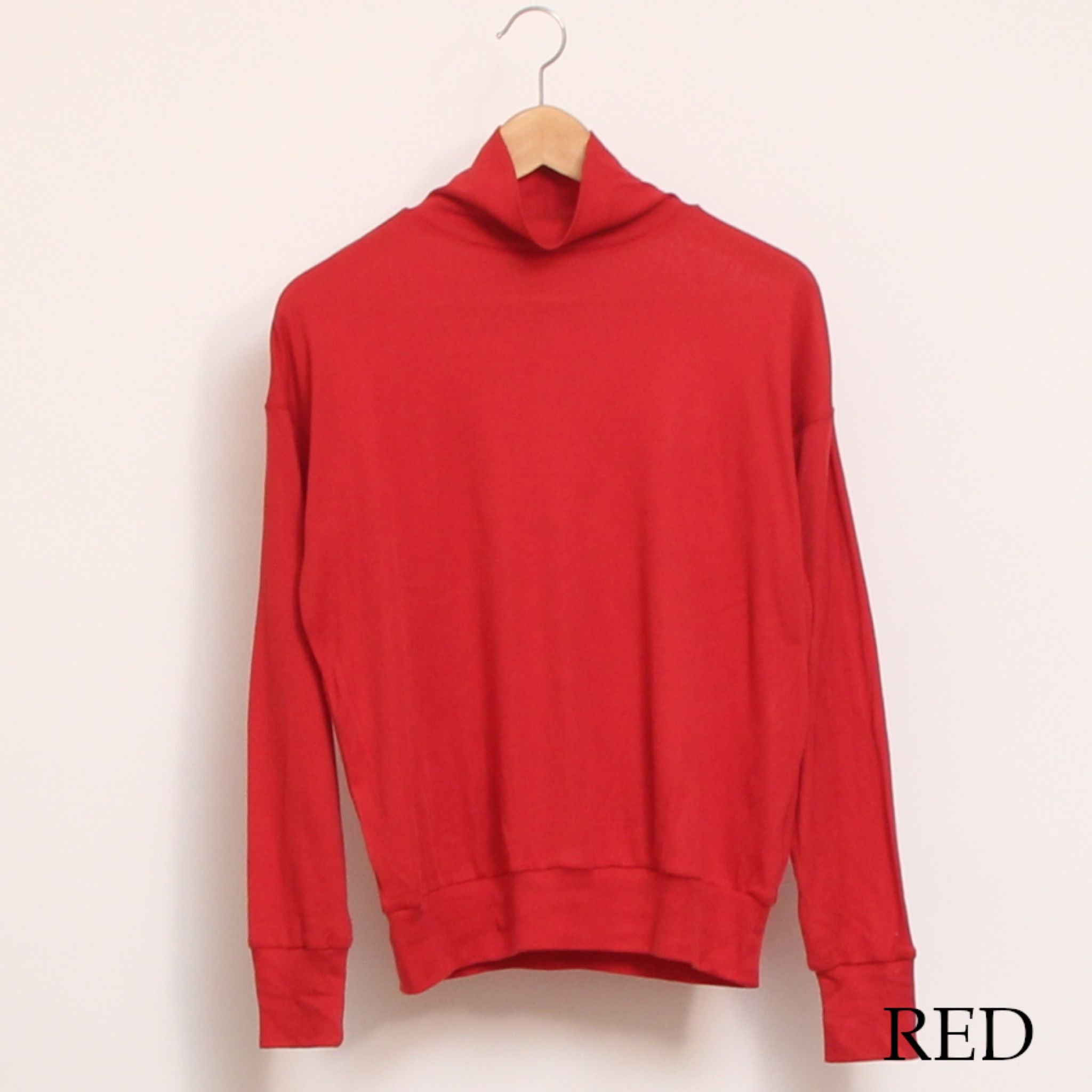 【IVORYラスト1点】NARUハイネックゆったりプルオーバー25